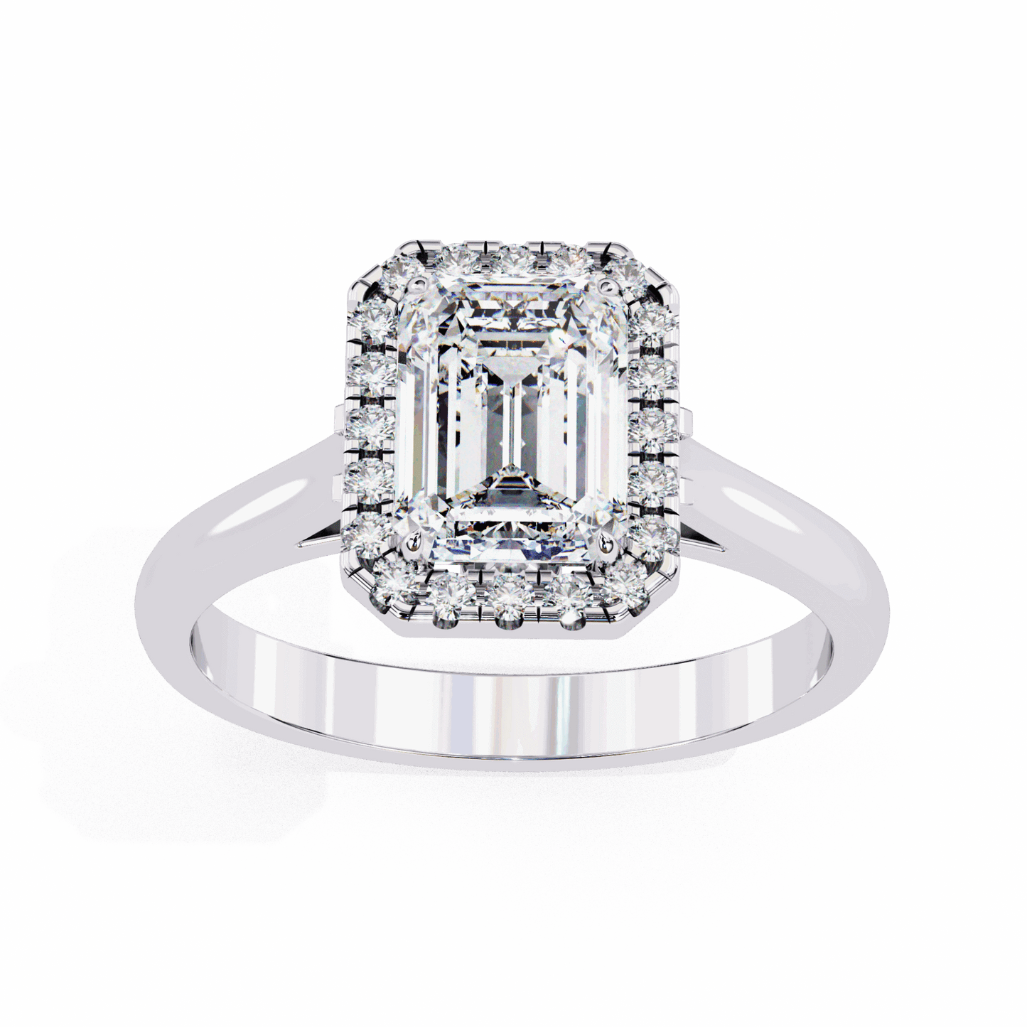 2.75 Carat Radiant Heritage Solitaire Ring in Moissanite | House of Estara