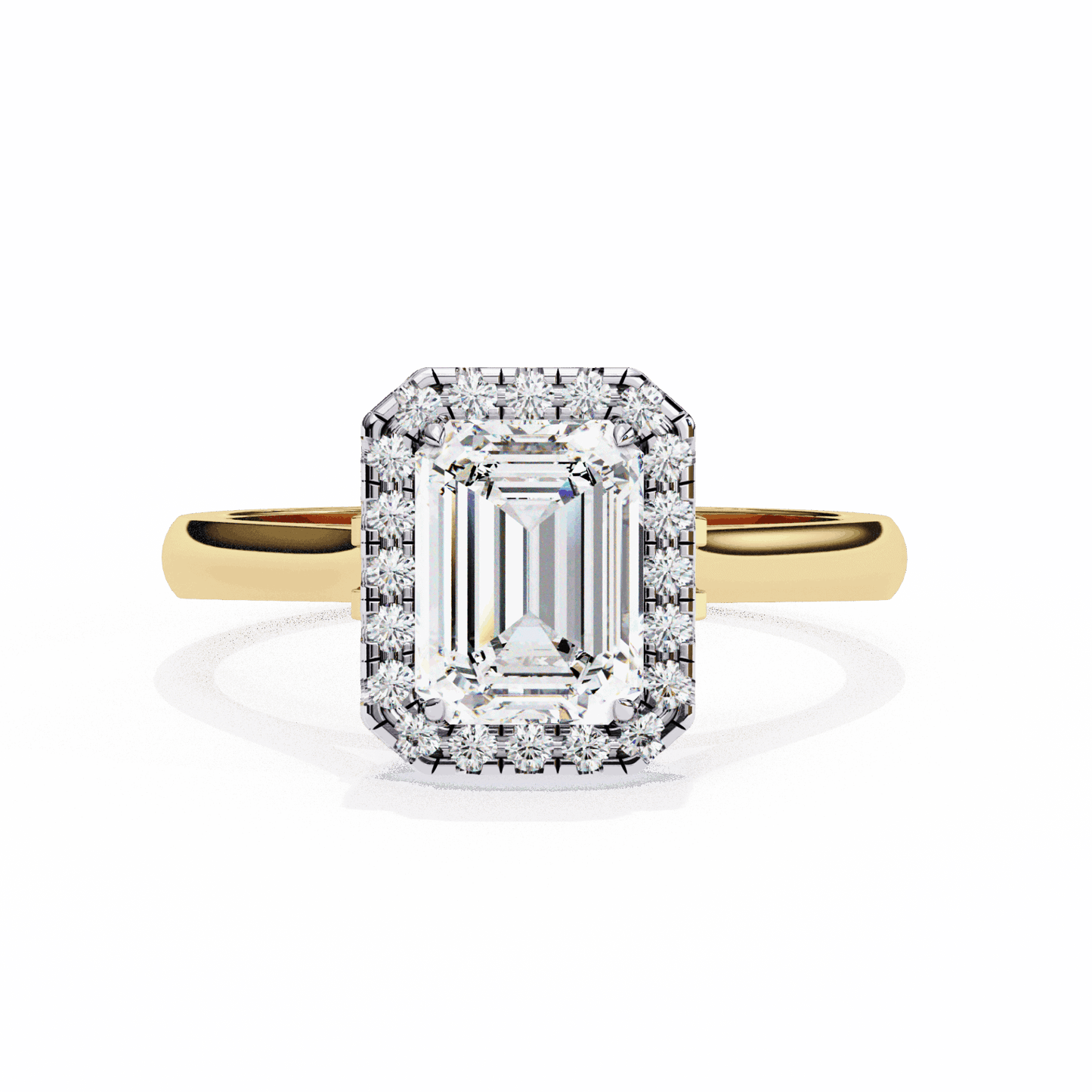 2.75 Carat Radiant Heritage Solitaire Ring in Moissanite | House of Estara