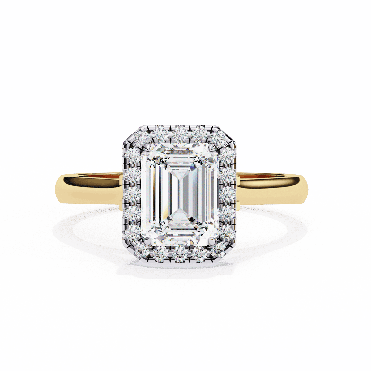 2.75 Carat Radiant Heritage Solitaire Ring in Moissanite | House of Estara