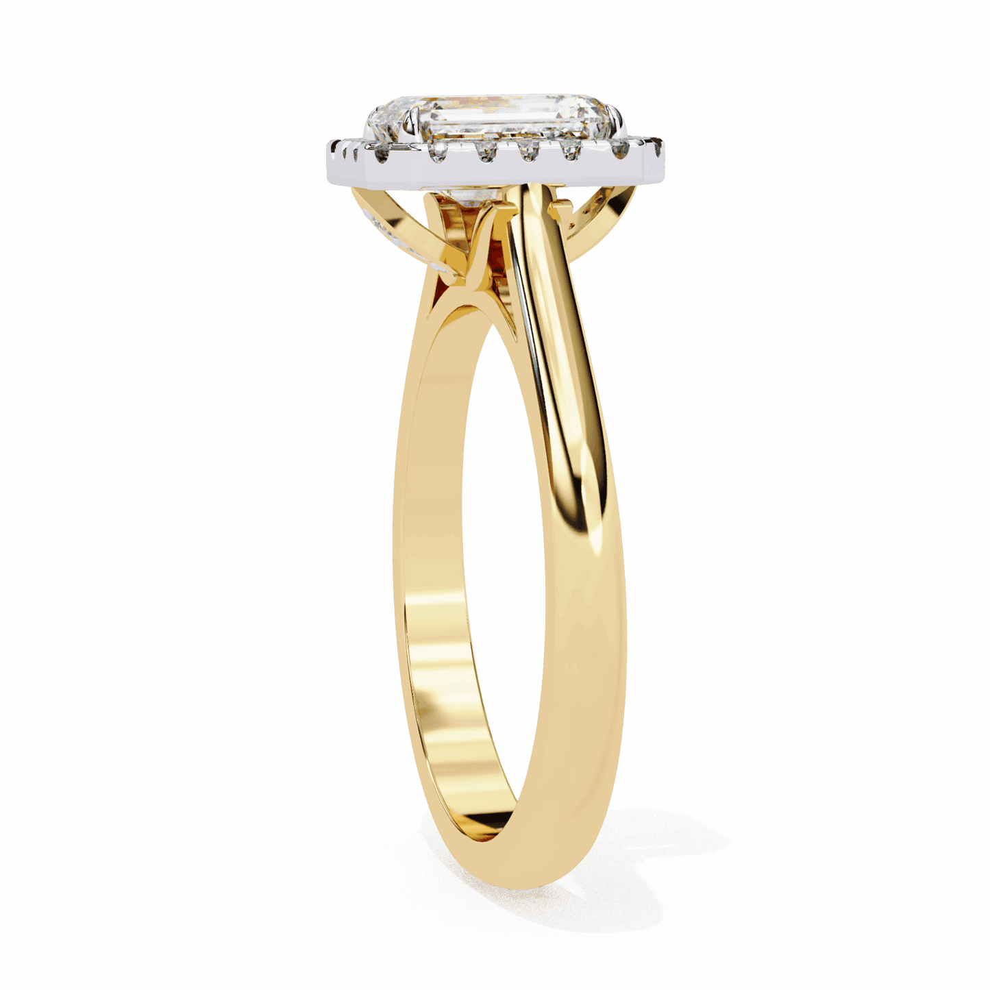 2.75 Carat Radiant Heritage Solitaire Ring in Moissanite | House of Estara