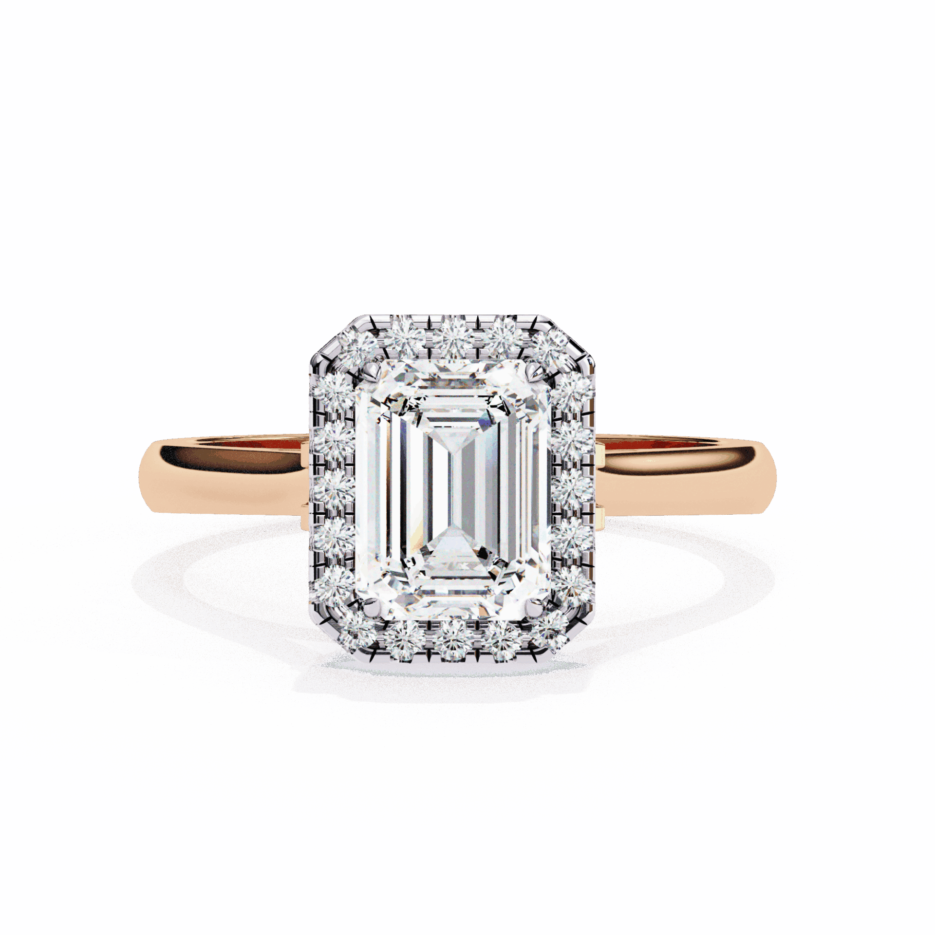 2.75 Carat Radiant Heritage Solitaire Ring in Moissanite | House of Estara