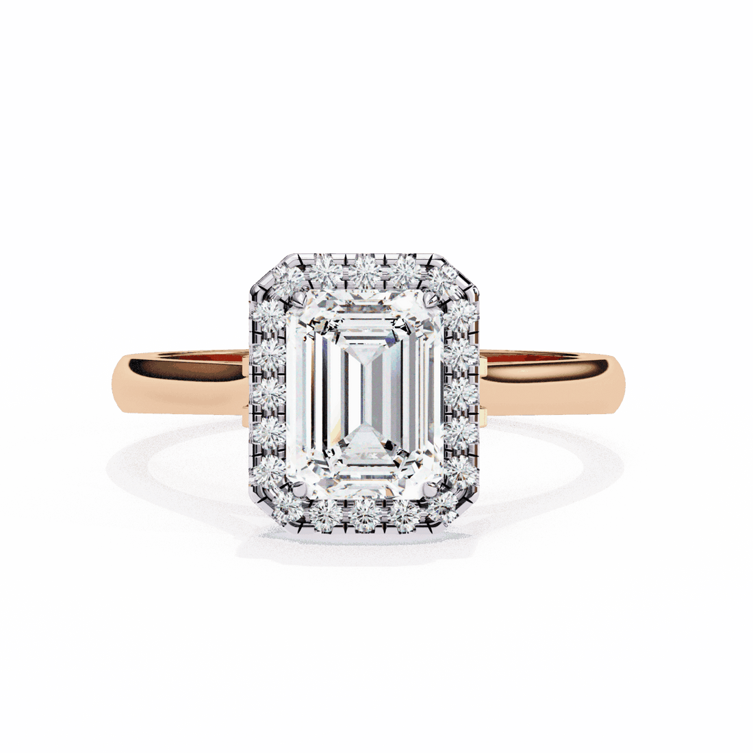 2.75 Carat Radiant Heritage Solitaire Ring in Moissanite | House of Estara