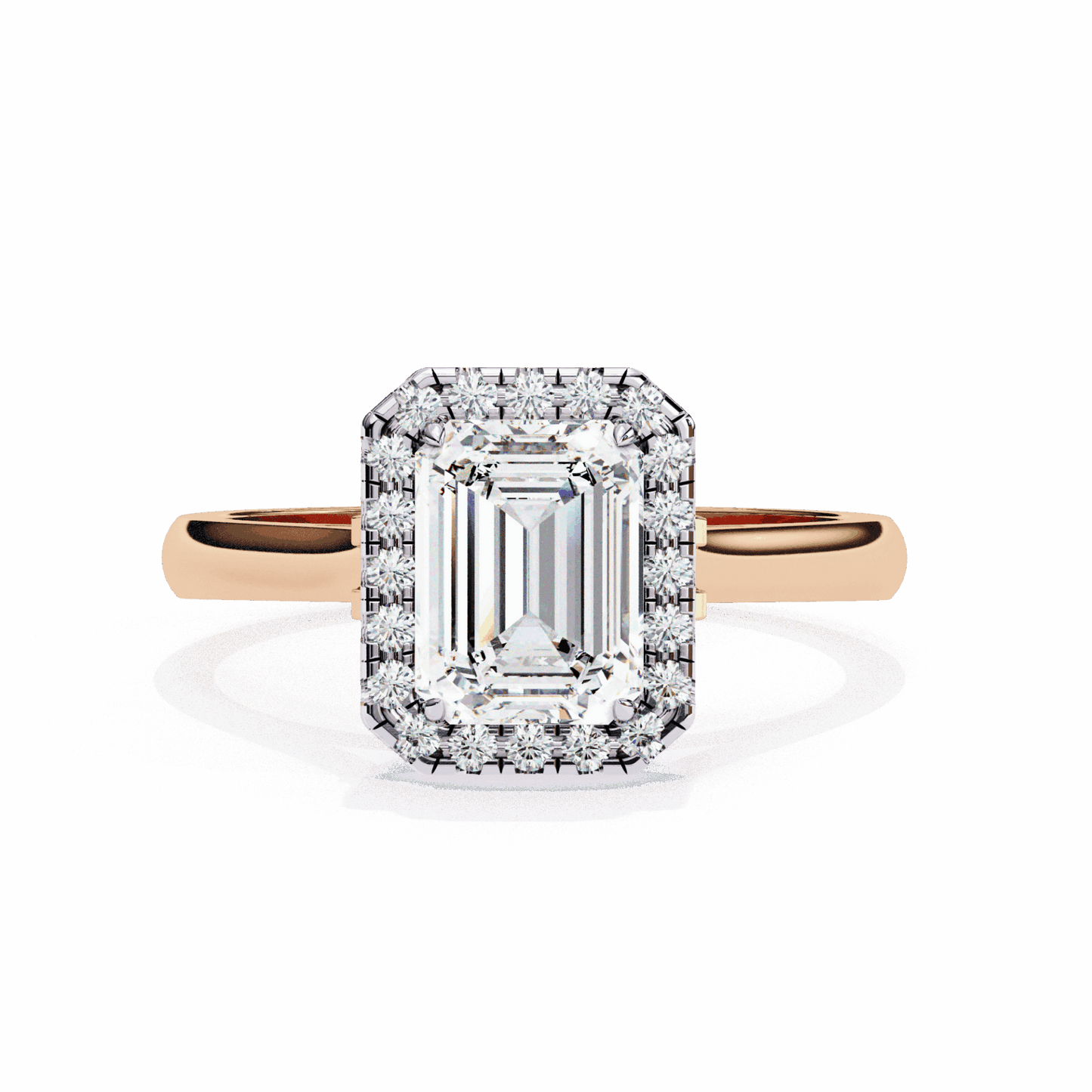 2.75 Carat Radiant Heritage Solitaire Ring in Moissanite | House of Estara