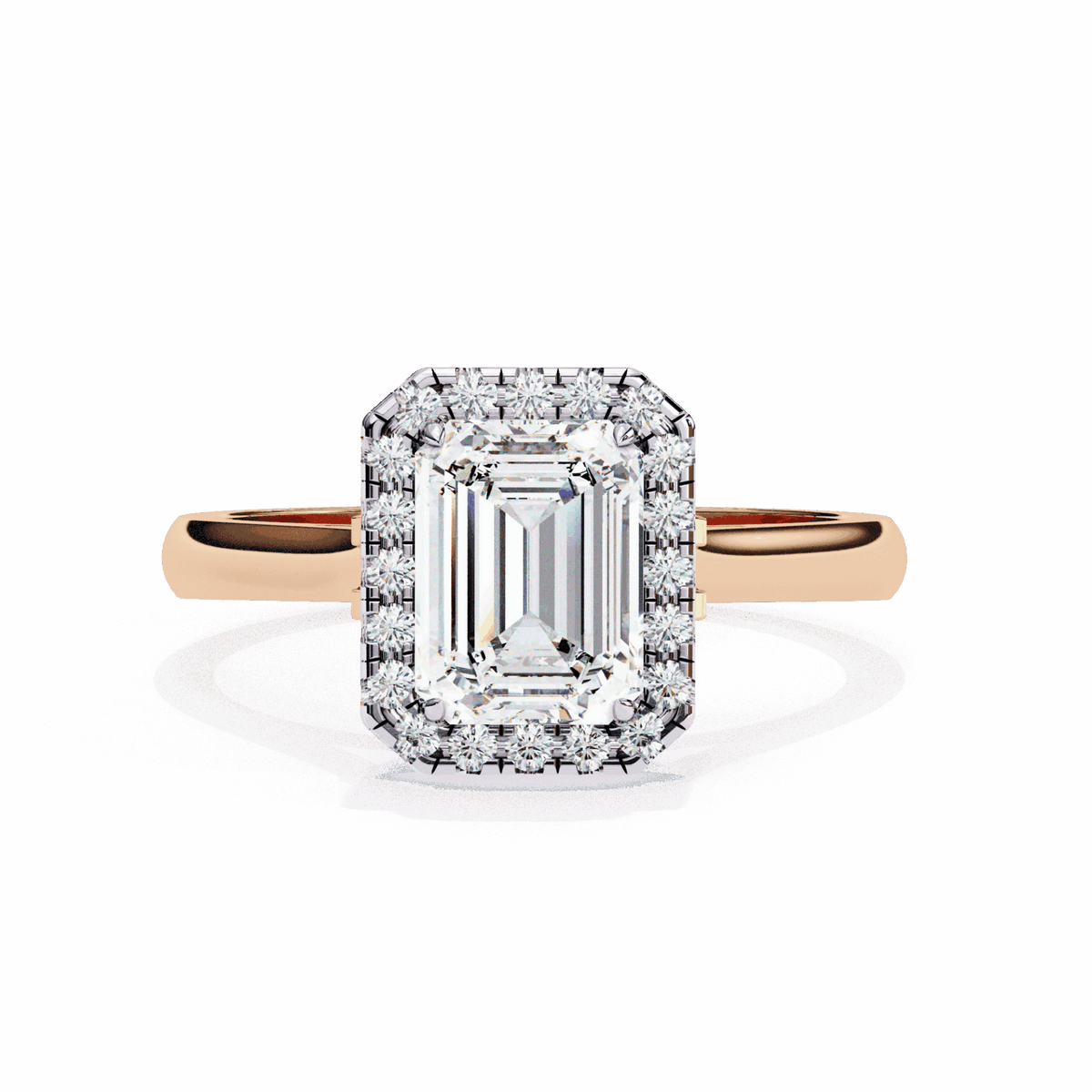 2.75 Carat Radiant Heritage Solitaire Ring in Moissanite | House of Estara