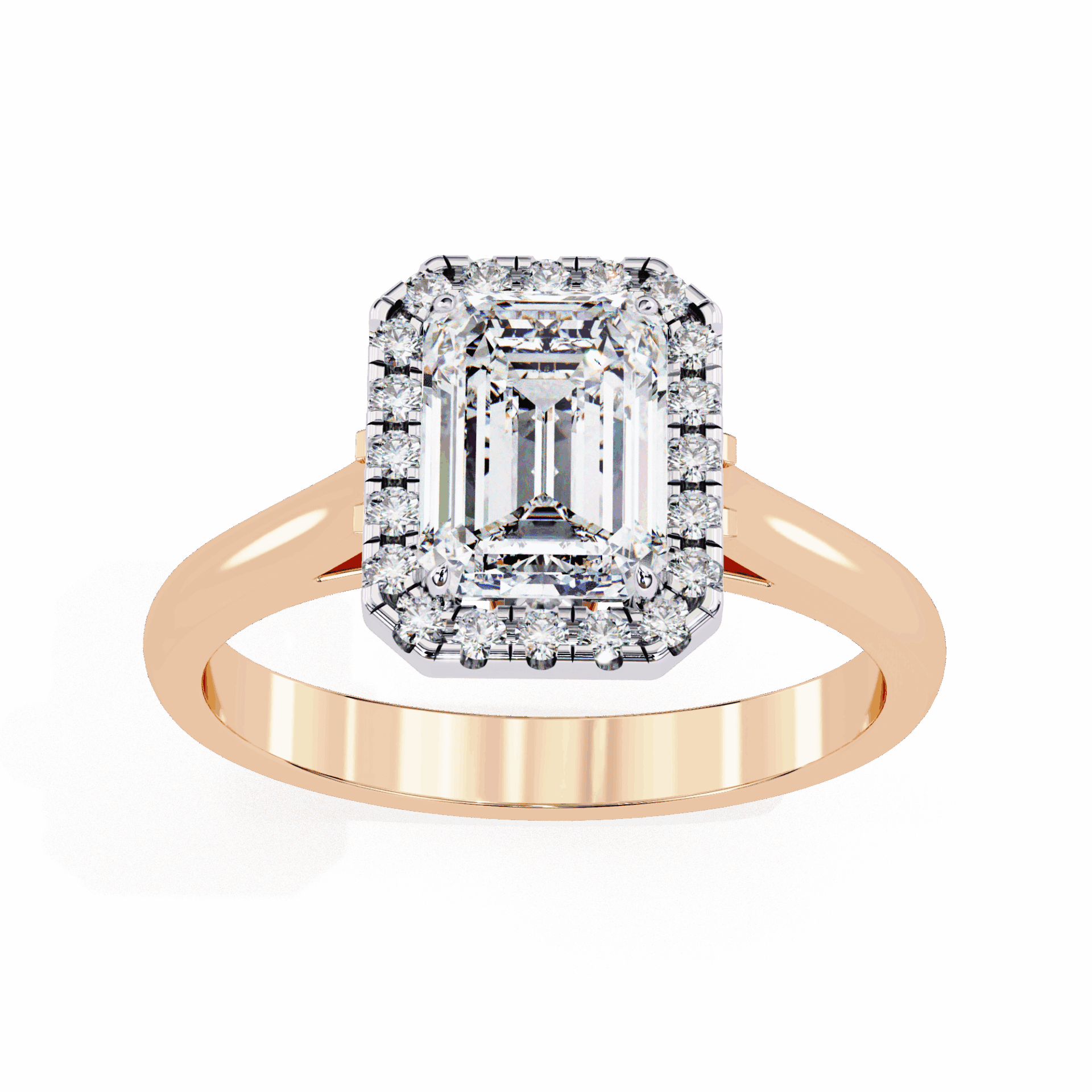 2.75 Carat Radiant Heritage Solitaire Ring in Moissanite | House of Estara