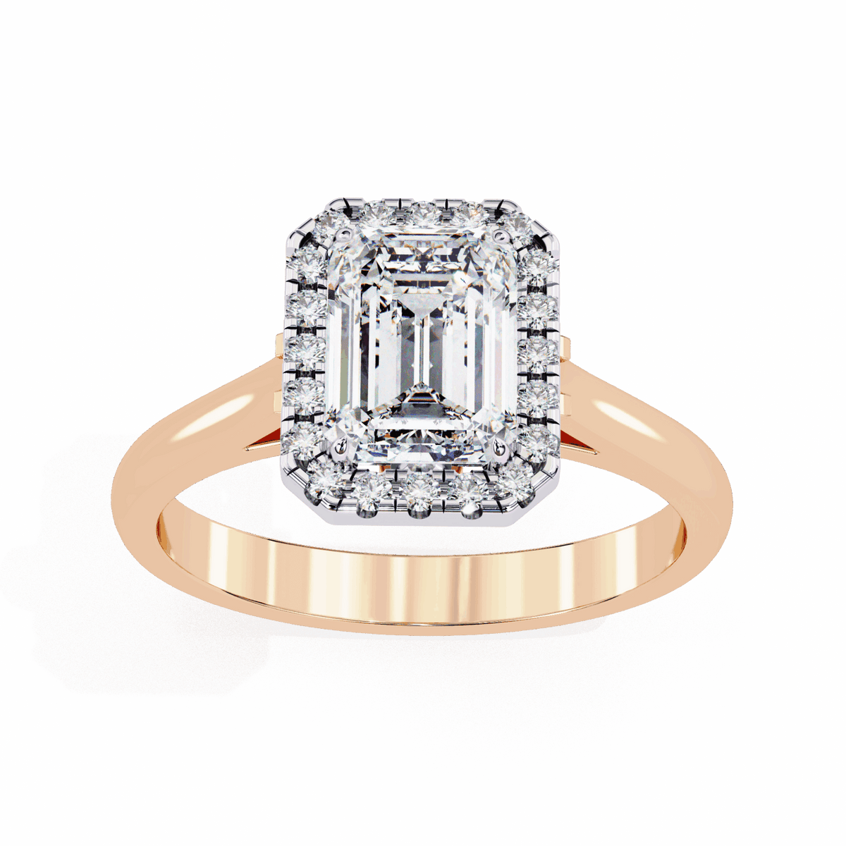 2.75 Carat Radiant Heritage Solitaire Ring in Moissanite | House of Estara
