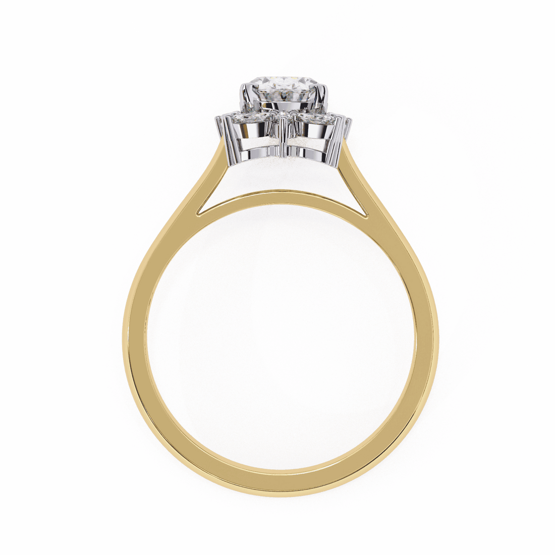 1.25 Carat Oval Classic Solitaire Band in Moissanite | House of Estara
