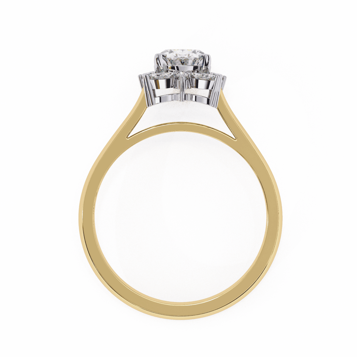 1.25 Carat Oval Classic Solitaire Band in Moissanite | House of Estara