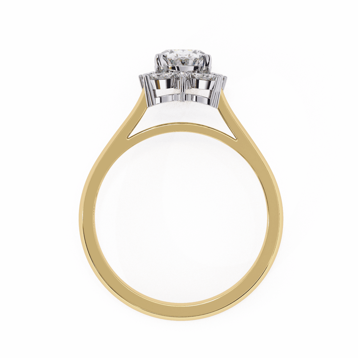 1.25 Carat Oval Classic Solitaire Band in Moissanite | House of Estara