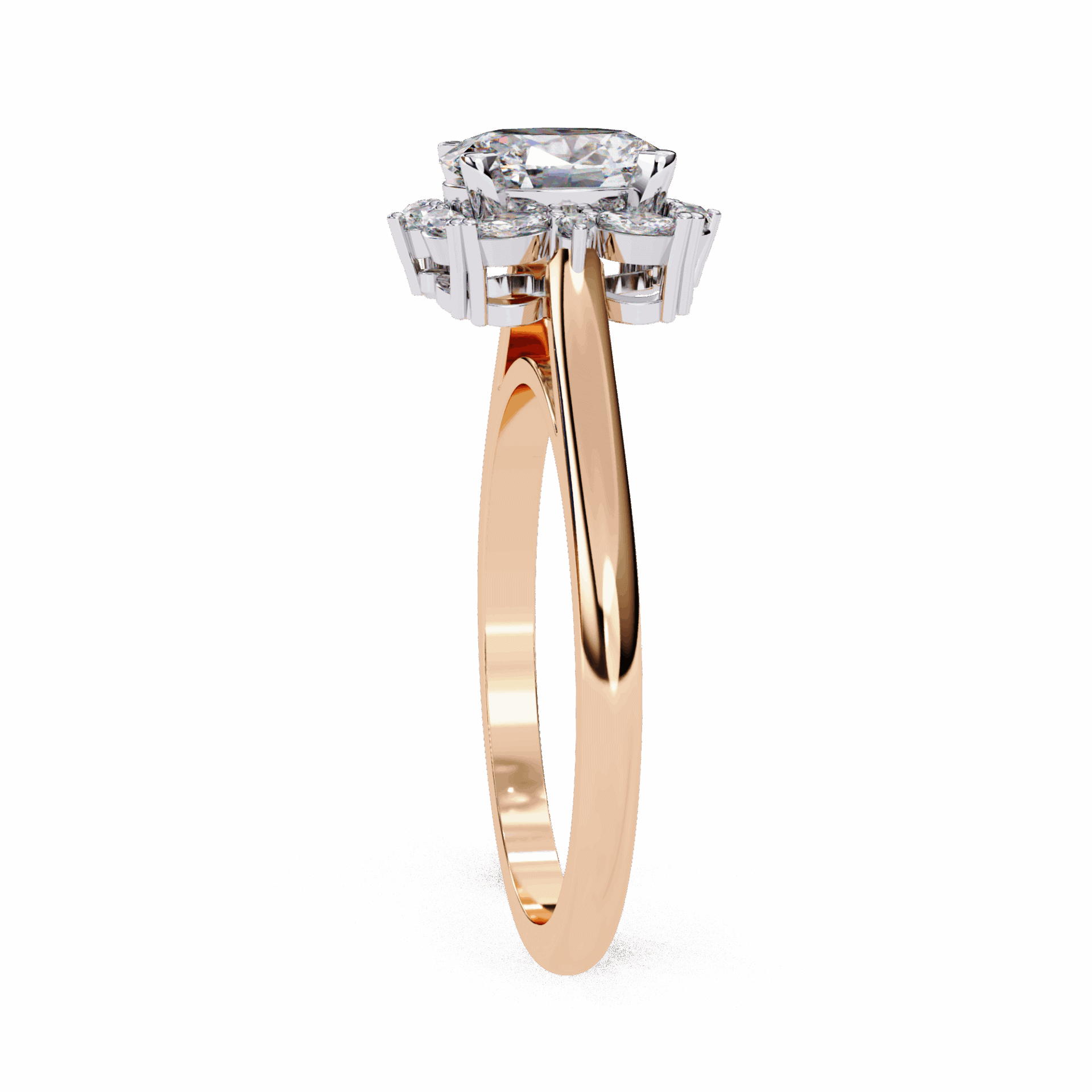 1.25 Carat Oval Classic Solitaire Band in Moissanite | House of Estara
