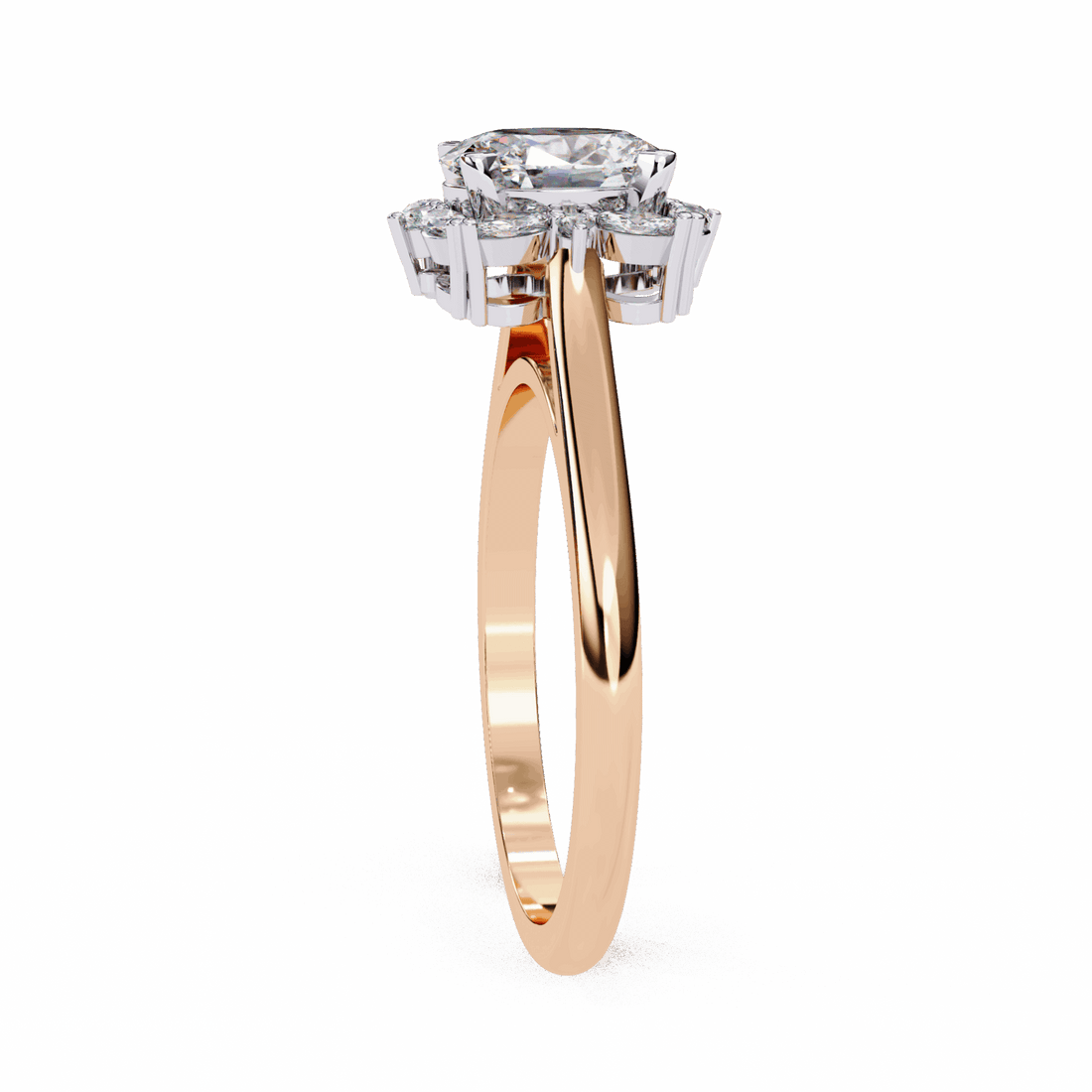 1.25 Carat Oval Classic Solitaire Band in Moissanite | House of Estara