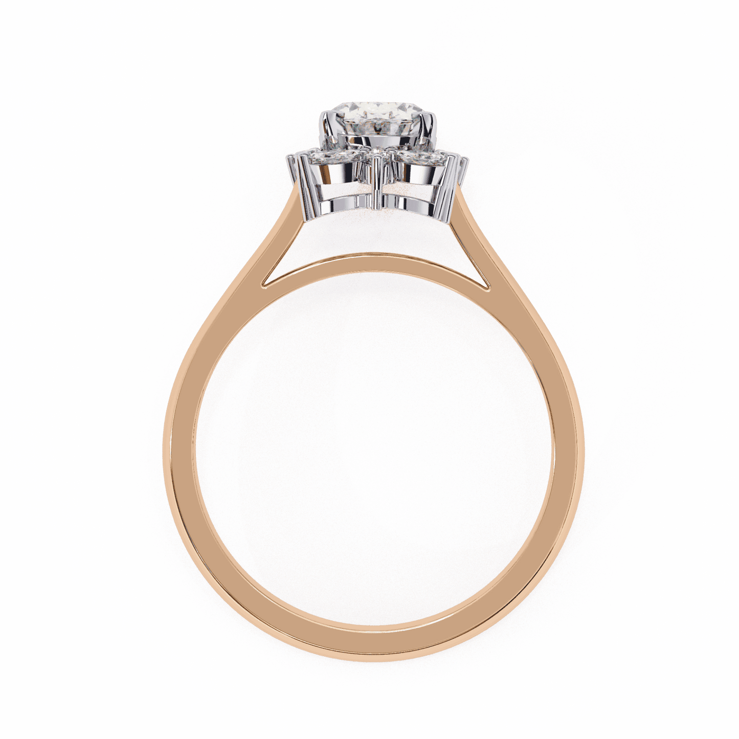 1.25 Carat Oval Classic Solitaire Band in Moissanite | House of Estara