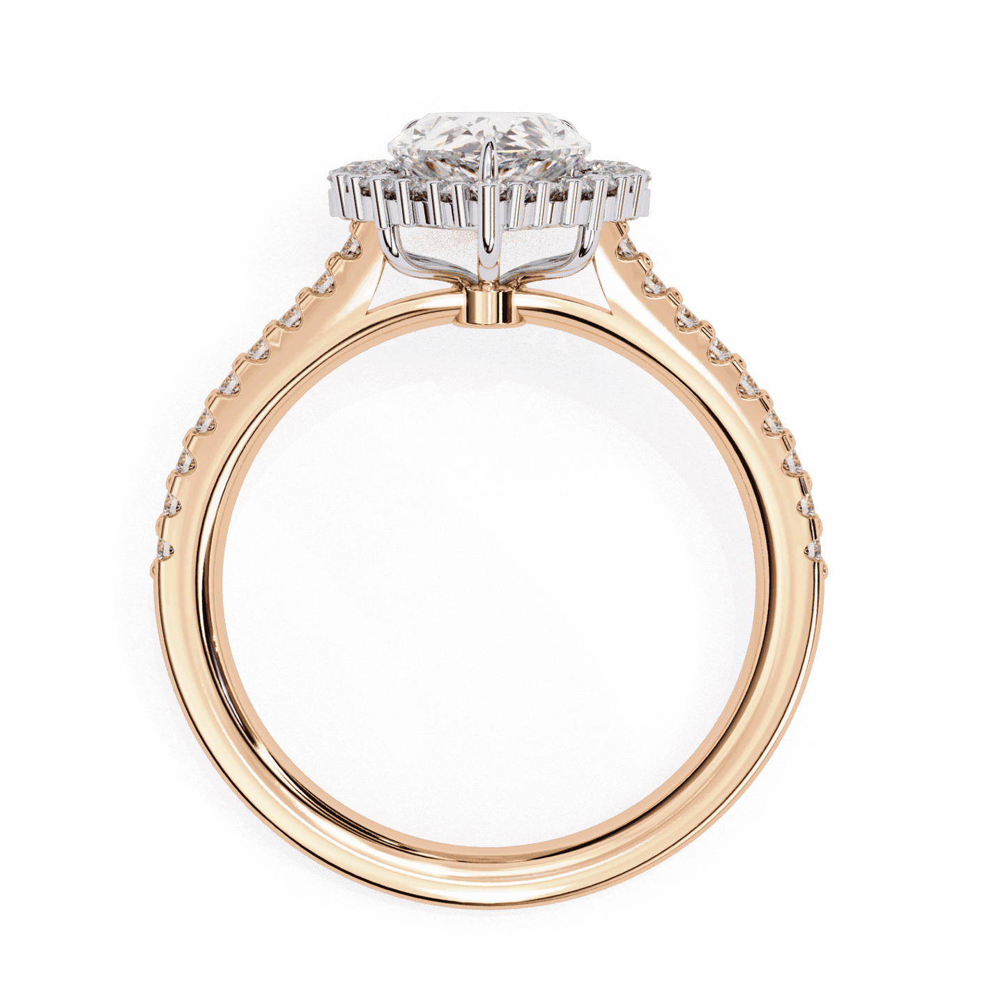 2.25 Carat Pear Refined Everyday Look Ring in Moissanite | House of Estara