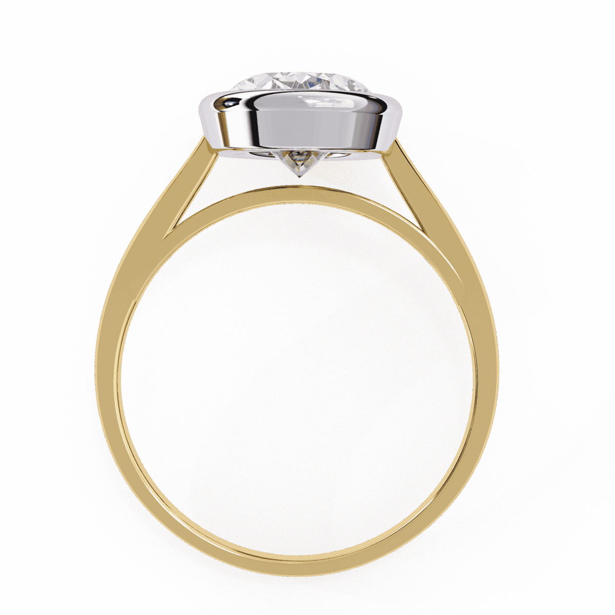 2.5 Carat Oval Minimalist Solitaire Engagement Ring in Moissanite | House of Estara