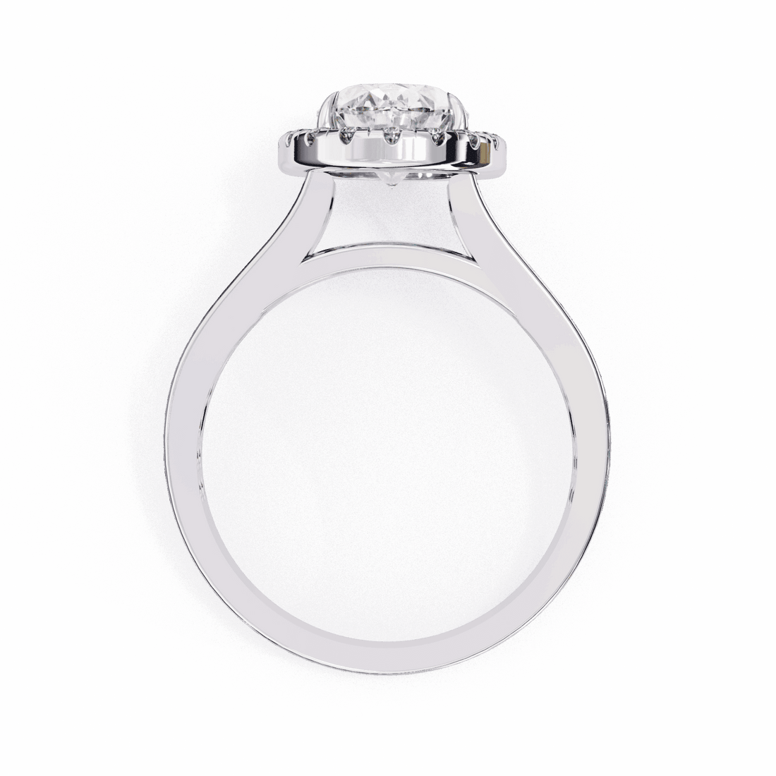 2.25 Carat Oval Signature Wear Ring in Moissanite | House of Estara