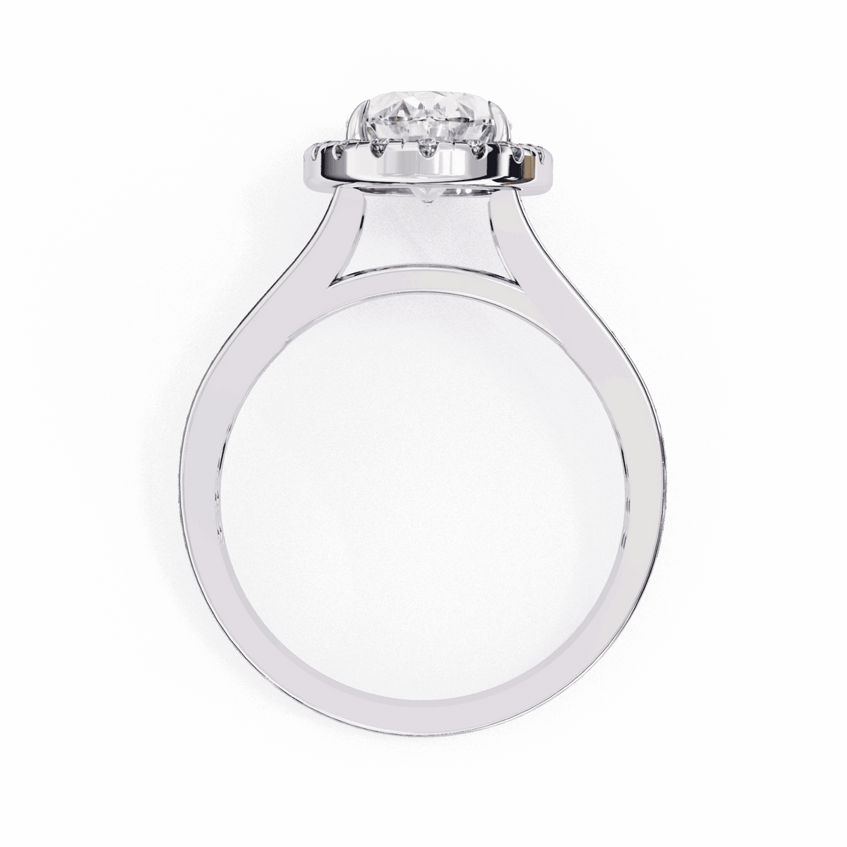 2.25 Carat Oval Signature Wear Ring in Moissanite | House of Estara