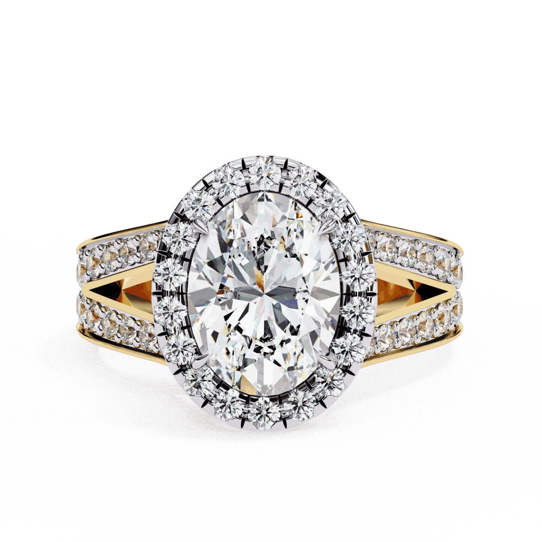 2.25 Carat Oval Signature Wear Ring in Moissanite | House of Estara