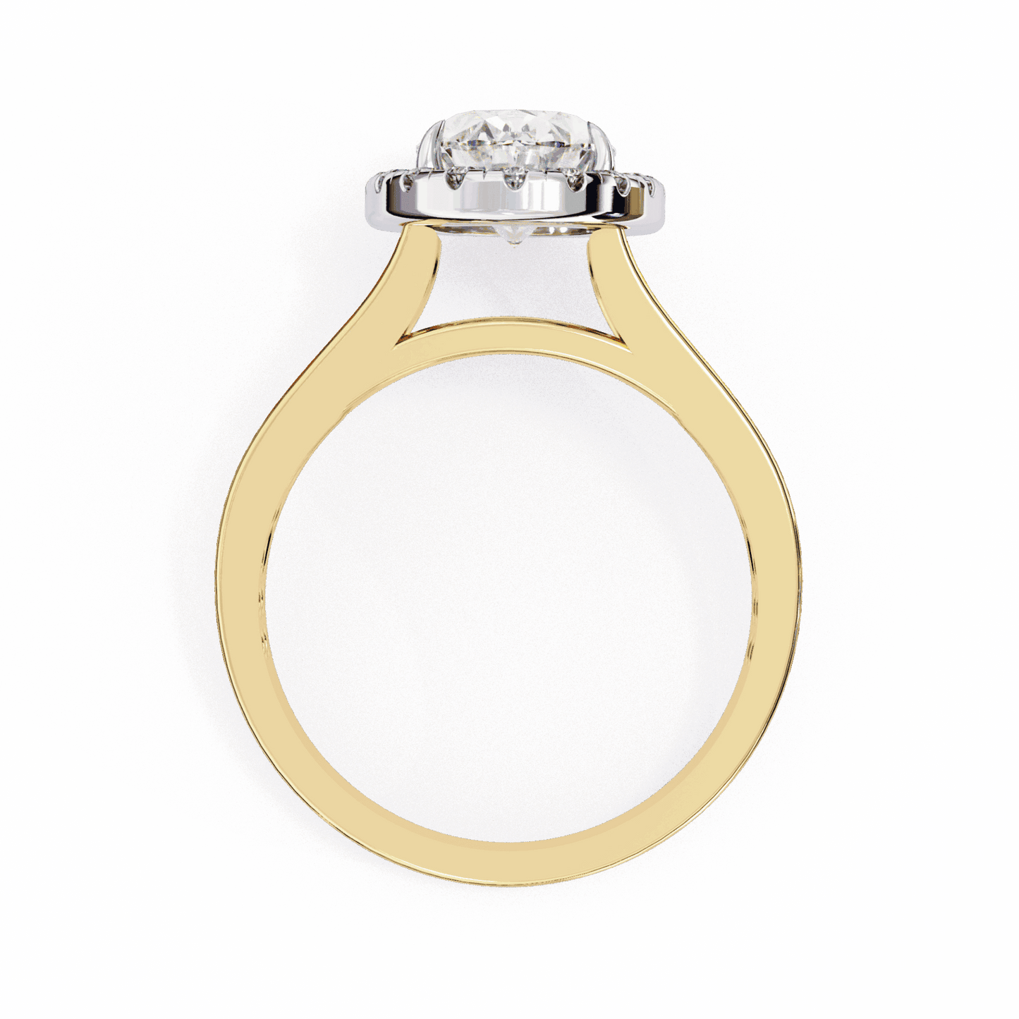 2.25 Carat Oval Signature Wear Ring in Moissanite | House of Estara