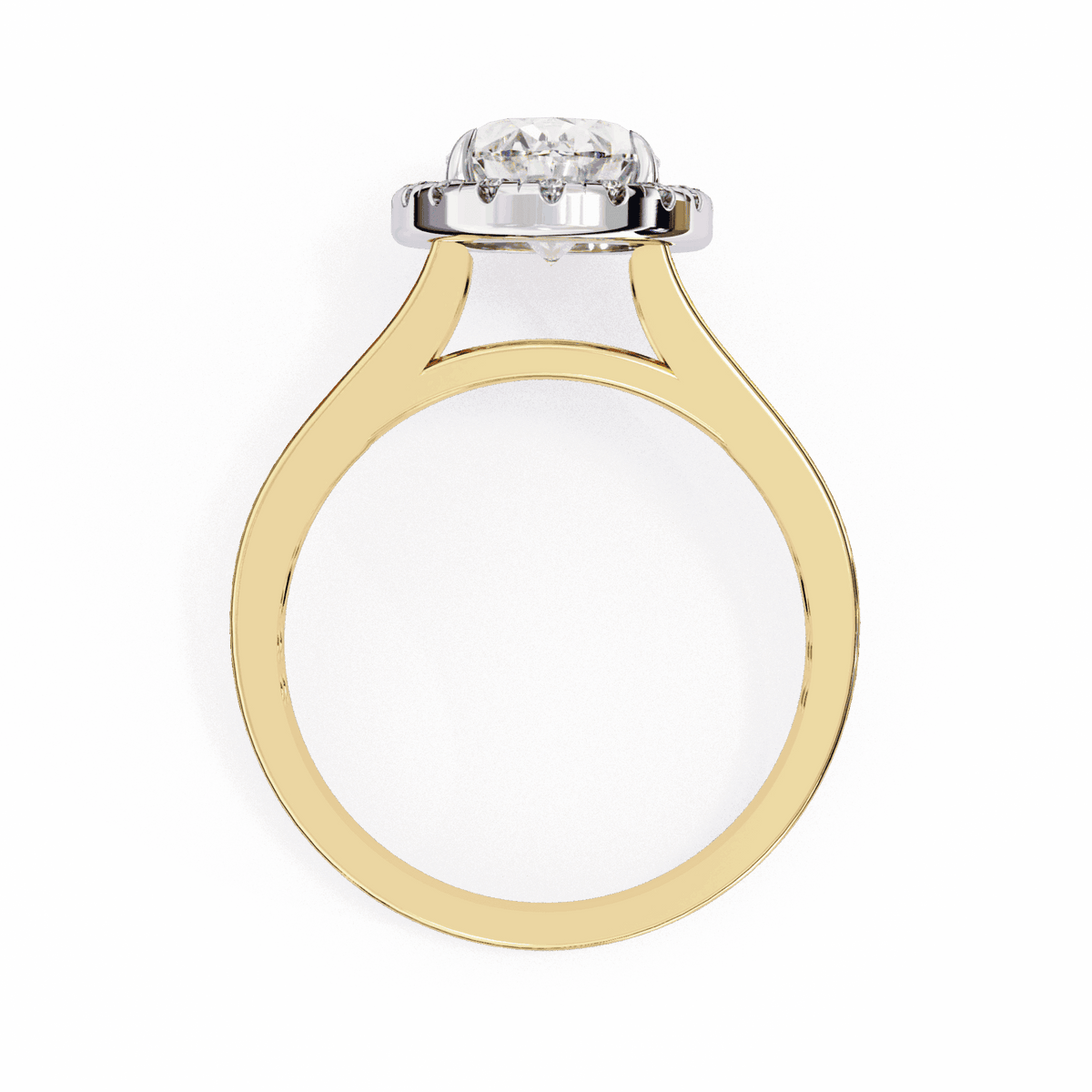2.25 Carat Oval Signature Wear Ring in Moissanite | House of Estara