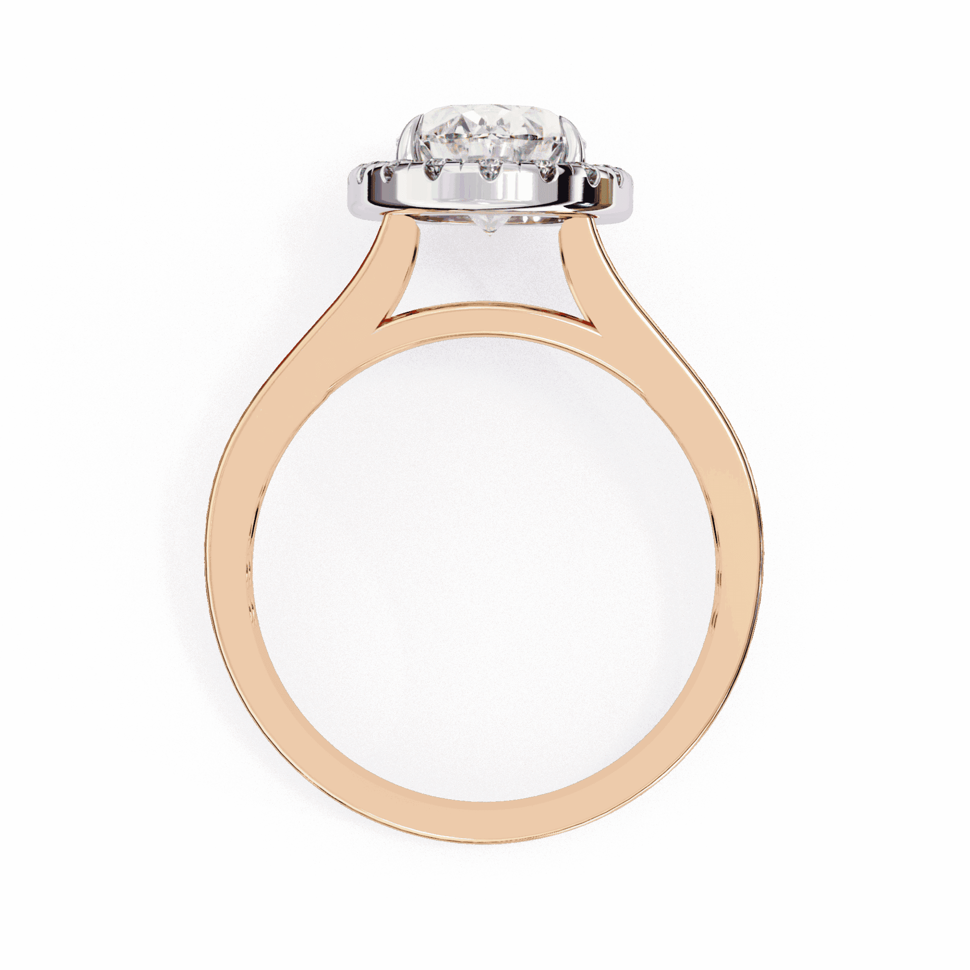 2.25 Carat Oval Signature Wear Ring in Moissanite | House of Estara