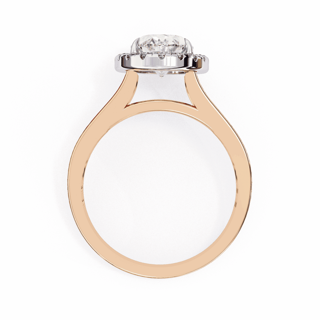 2.25 Carat Oval Signature Wear Ring in Moissanite | House of Estara