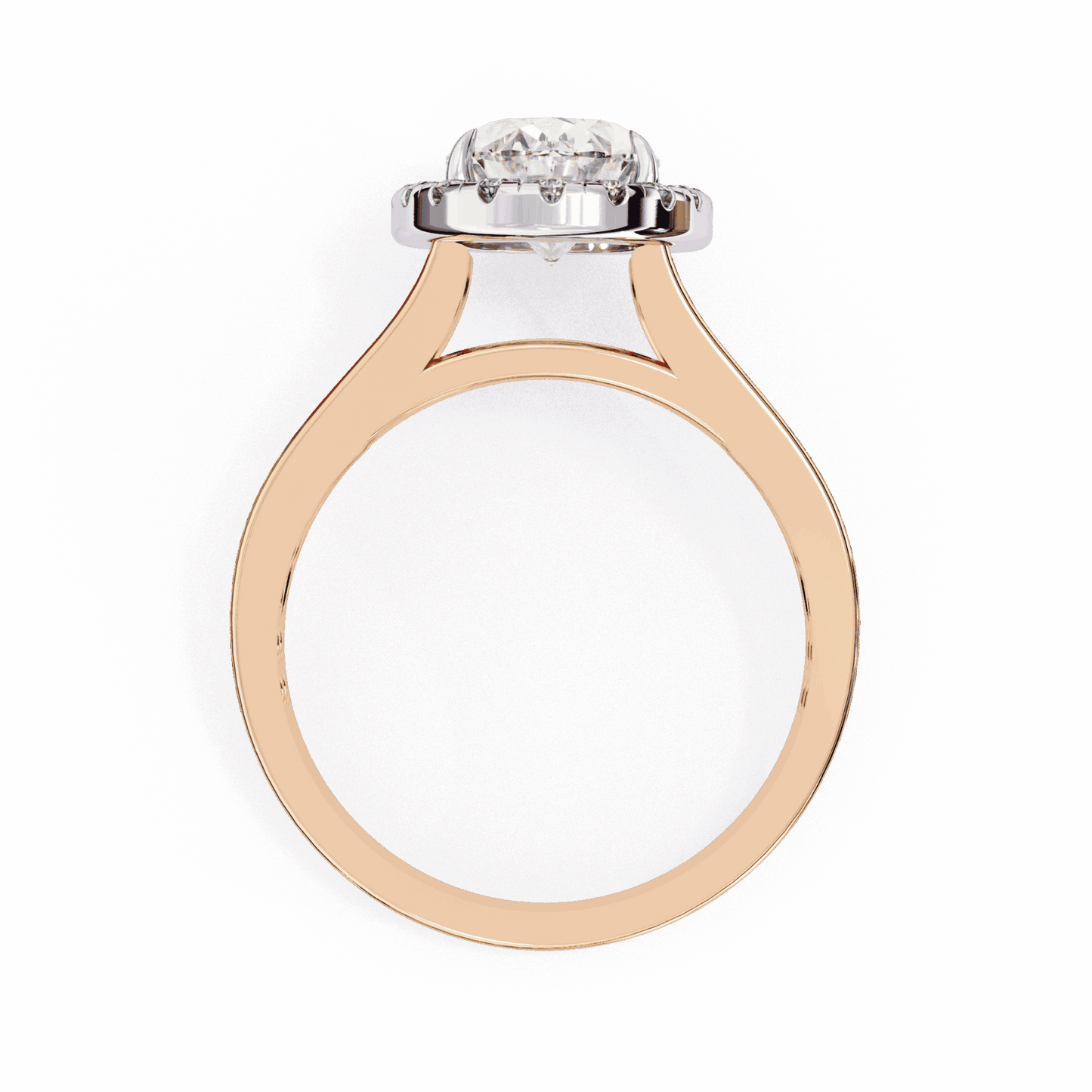 2.25 Carat Oval Signature Wear Ring in Moissanite | House of Estara
