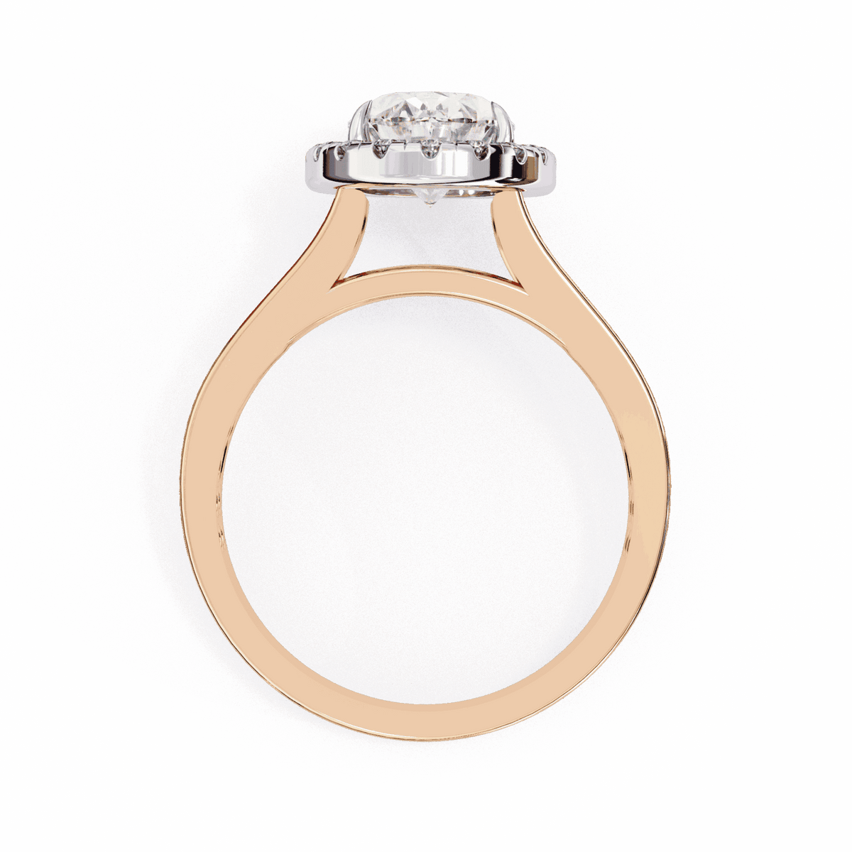 2.25 Carat Oval Signature Wear Ring in Moissanite | House of Estara