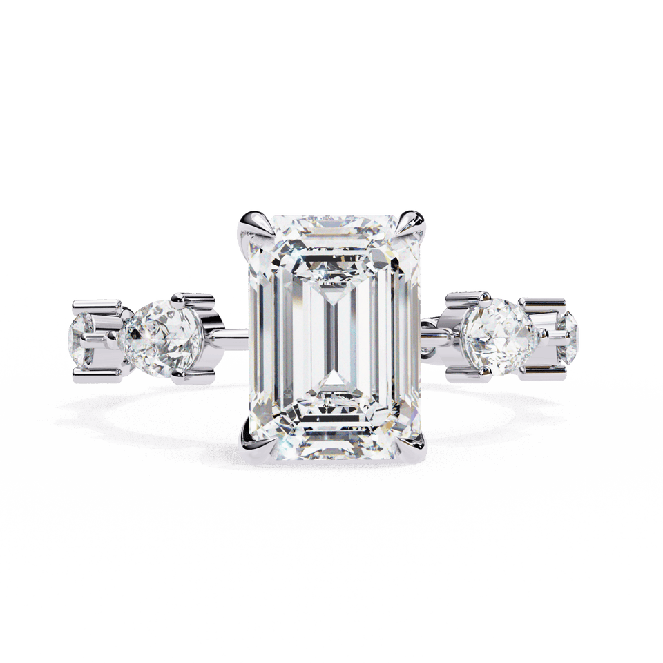 Minimal Statement Radiant Side Stone