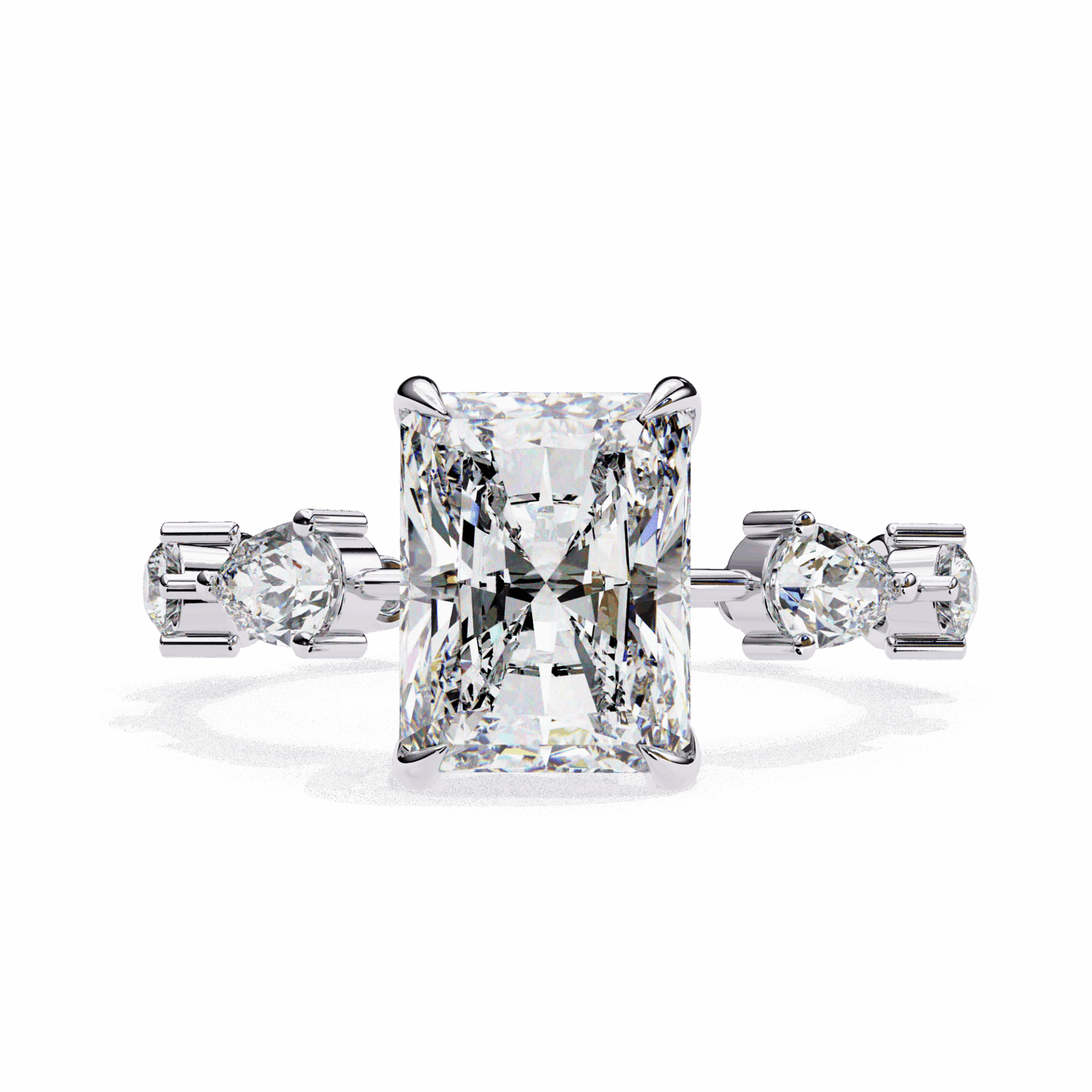 3.75 Carat Radiant The Go-To Ring in Moissanite | House of Estara