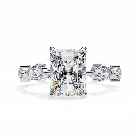 3.75 Carat Radiant The Go-To Ring in Moissanite | House of Estara