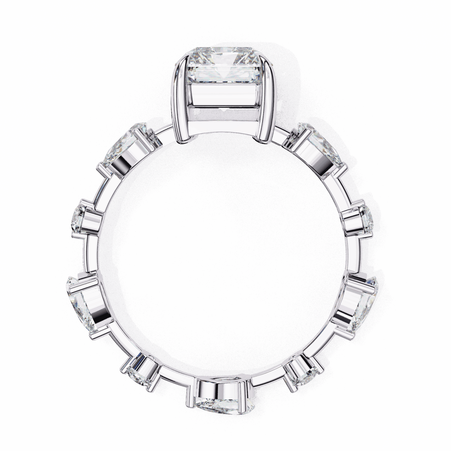 3.75 Carat Radiant The Go-To Ring in Moissanite | House of Estara