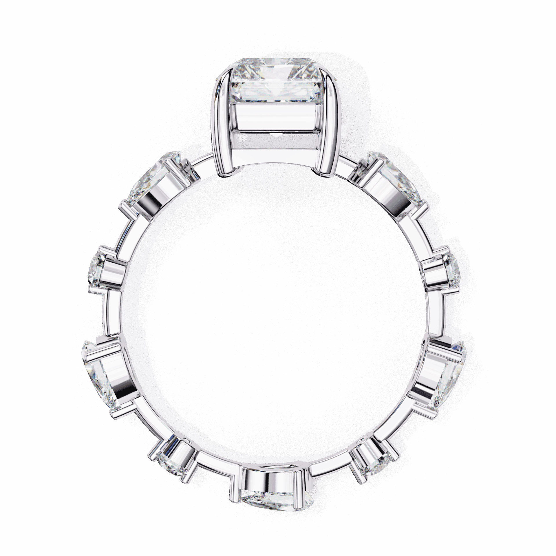 3.75 Carat Radiant The Go-To Ring in Moissanite | House of Estara