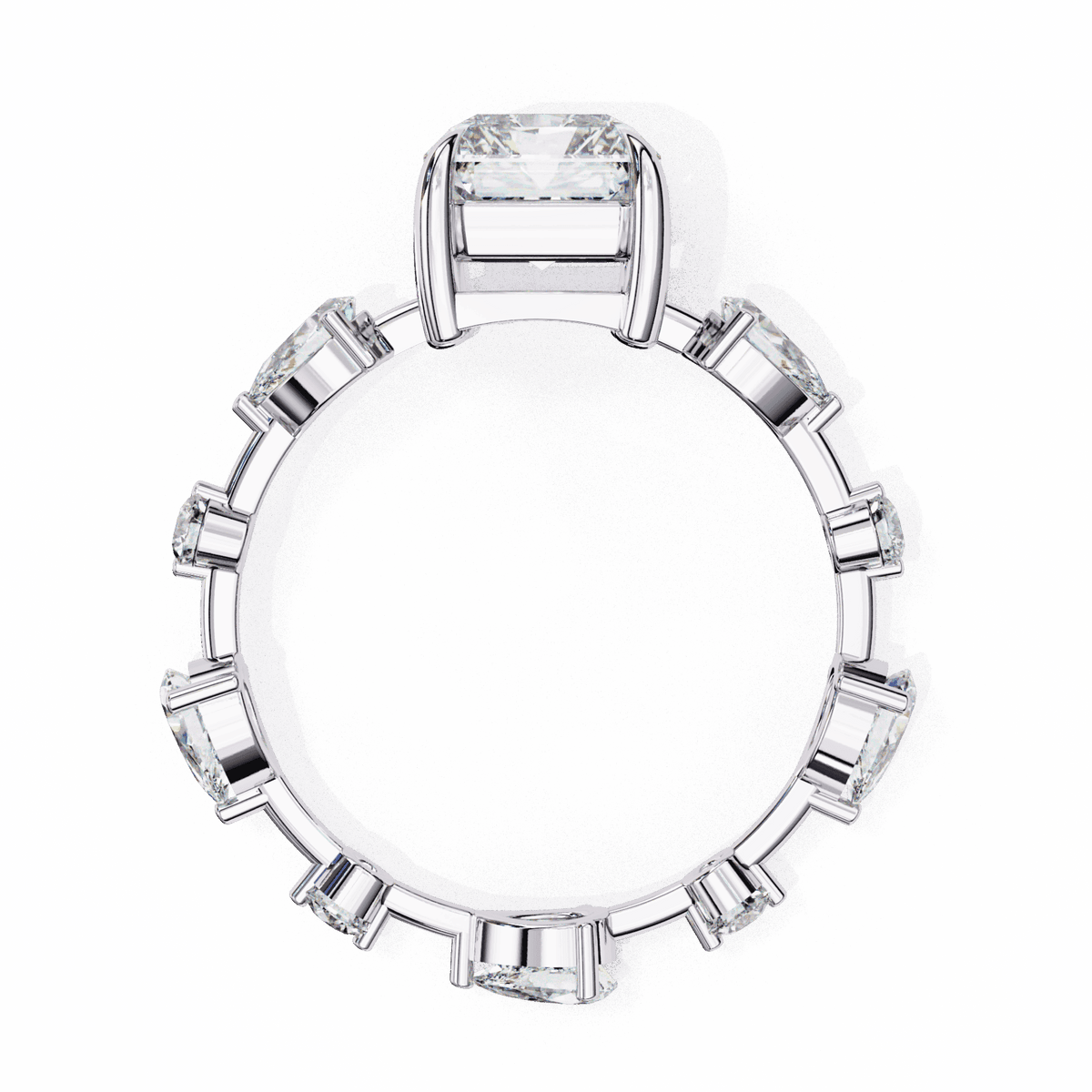 3.75 Carat Radiant The Go-To Ring in Moissanite | House of Estara