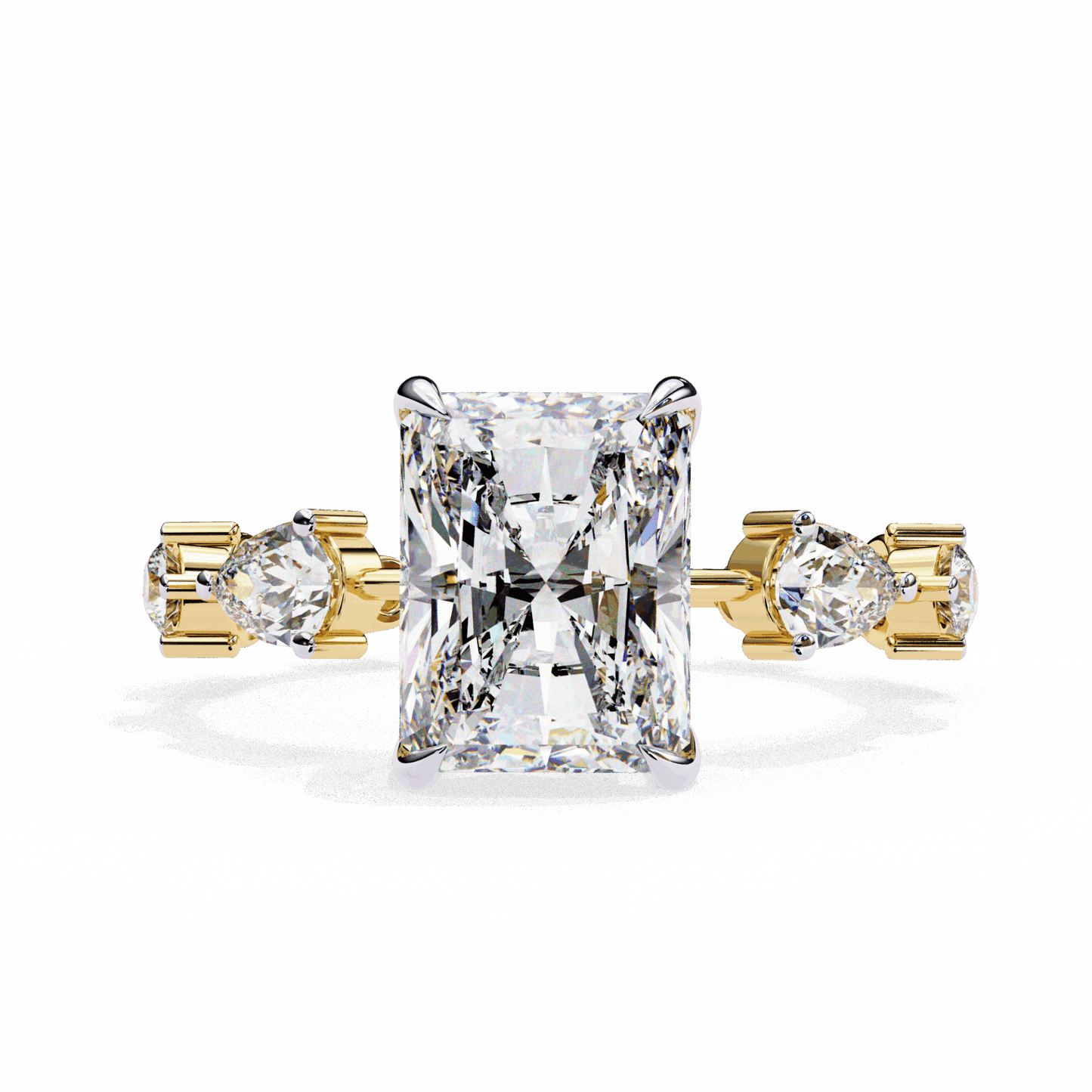 3.75 Carat Radiant The Go-To Ring in Moissanite | House of Estara