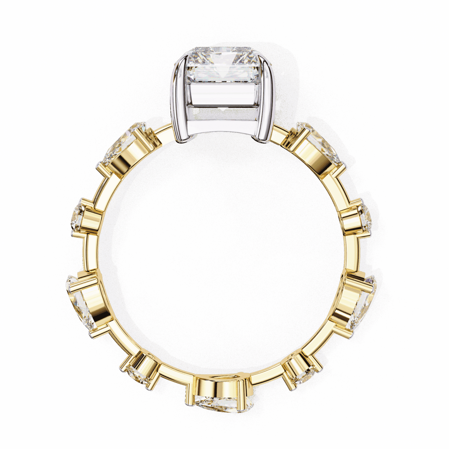 3.75 Carat Radiant The Go-To Ring in Moissanite | House of Estara