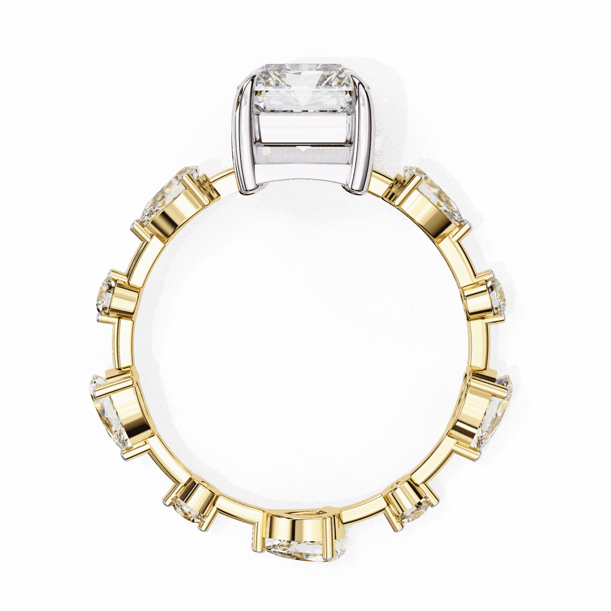 3.75 Carat Radiant The Go-To Ring in Moissanite | House of Estara