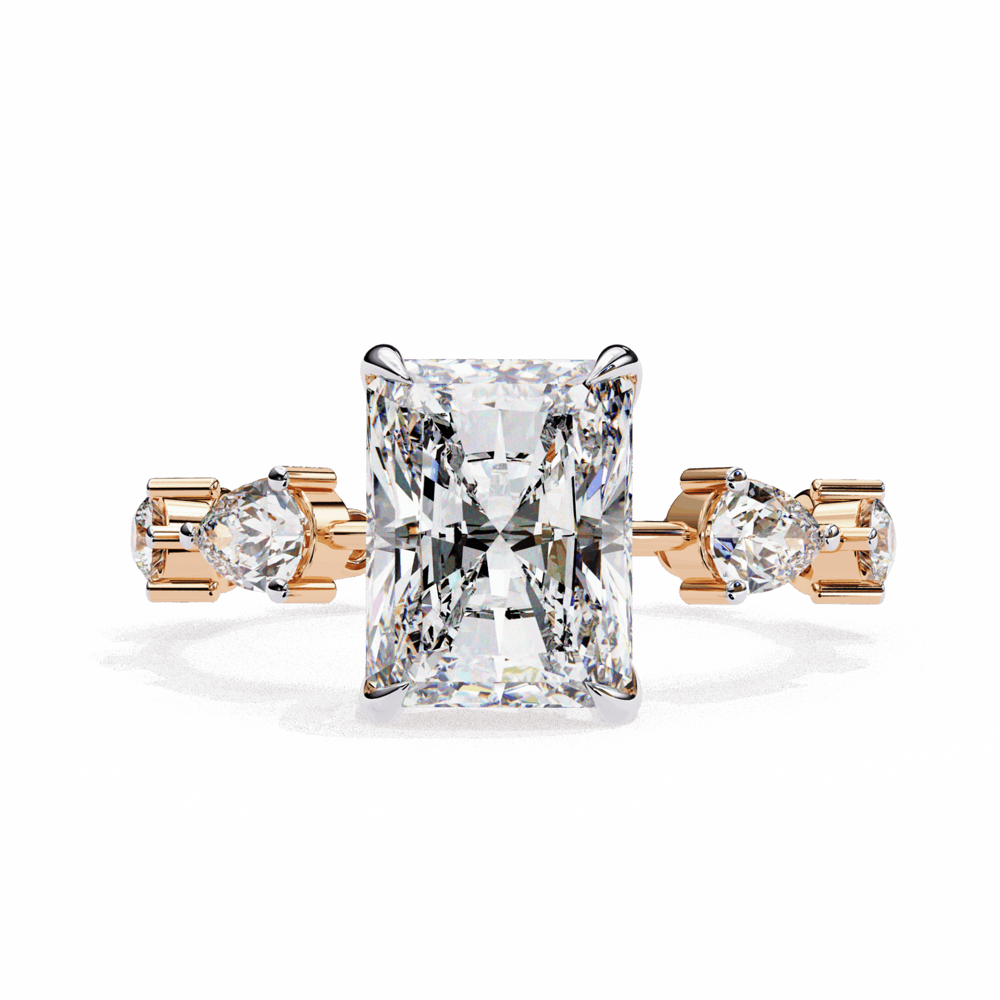 3.75 Carat Radiant The Go-To Ring in Moissanite | House of Estara