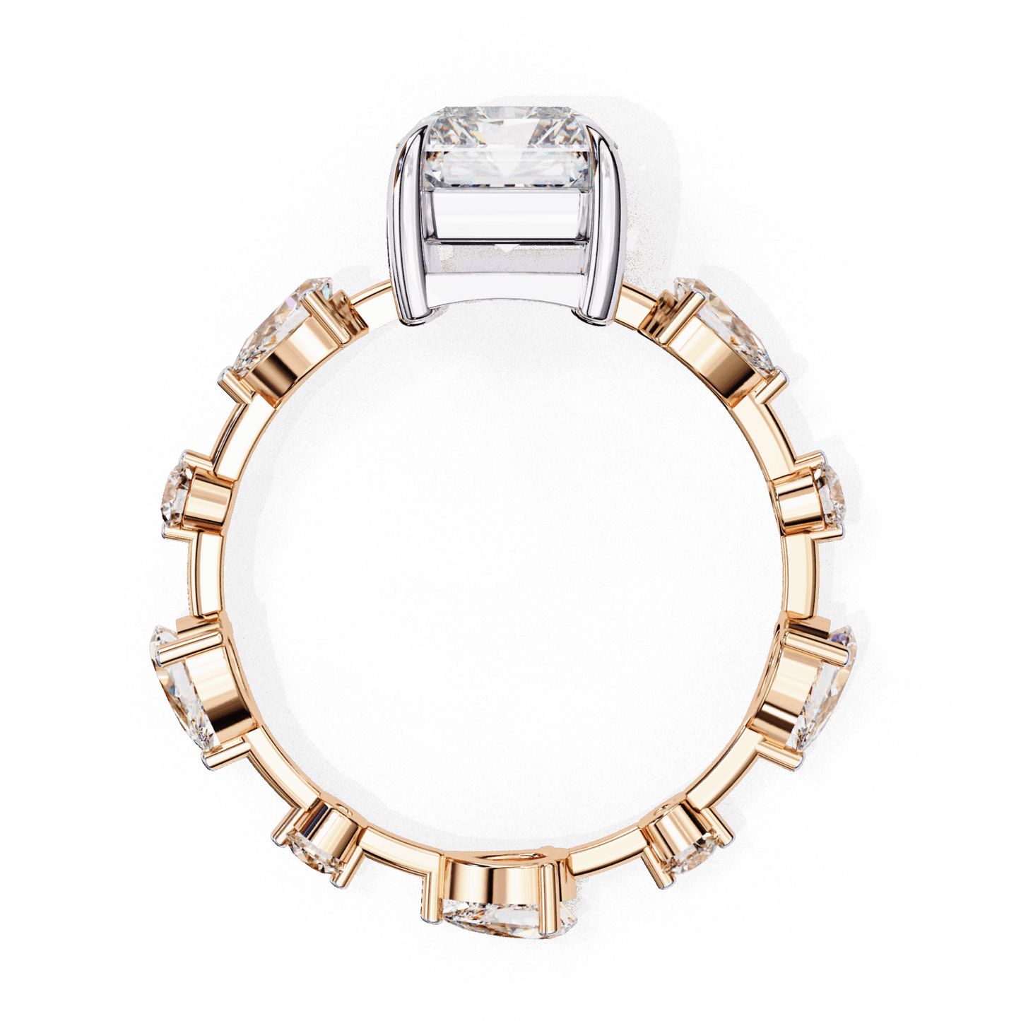 3.75 Carat Radiant The Go-To Ring in Moissanite | House of Estara