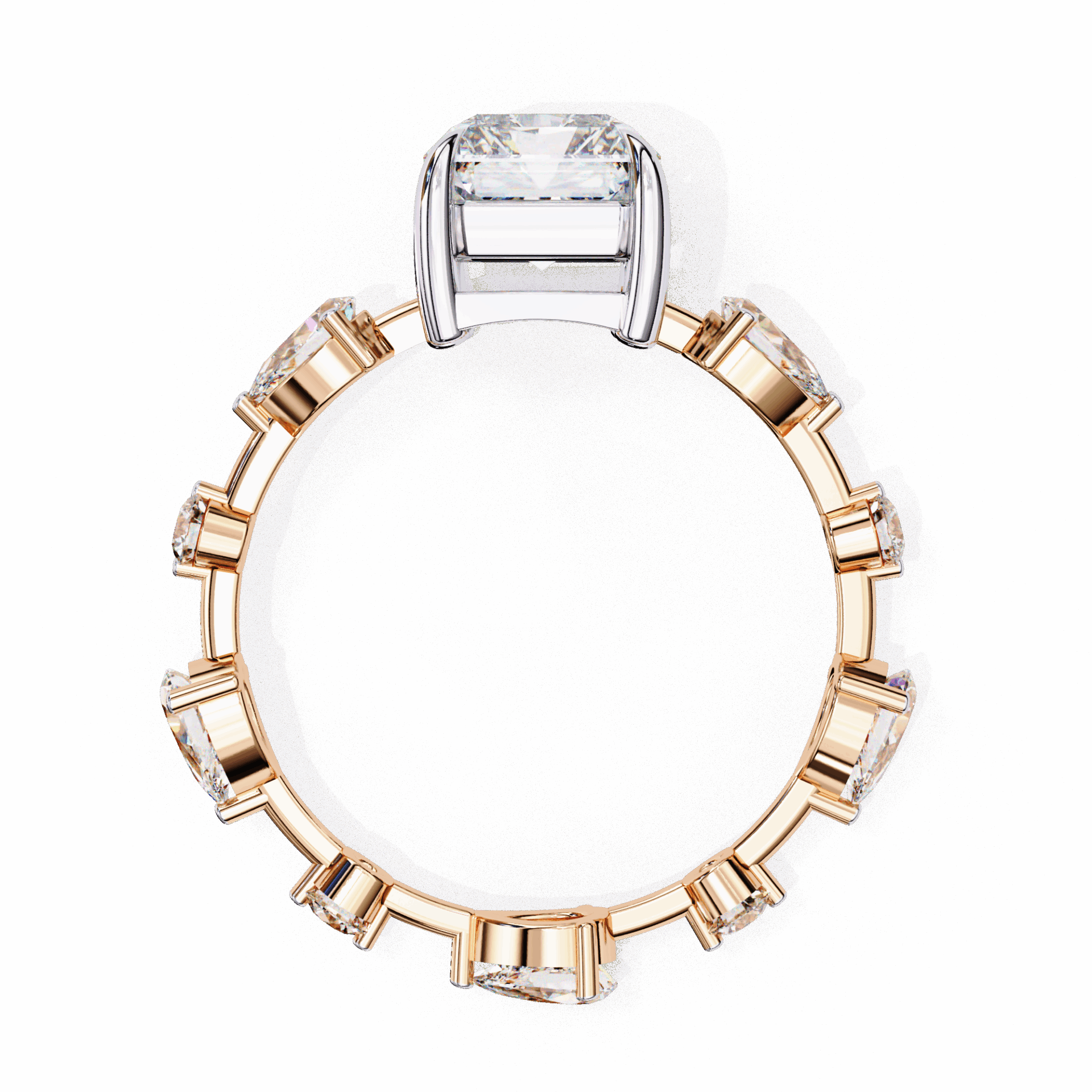 3.75 Carat Radiant The Go-To Ring in Moissanite | House of Estara