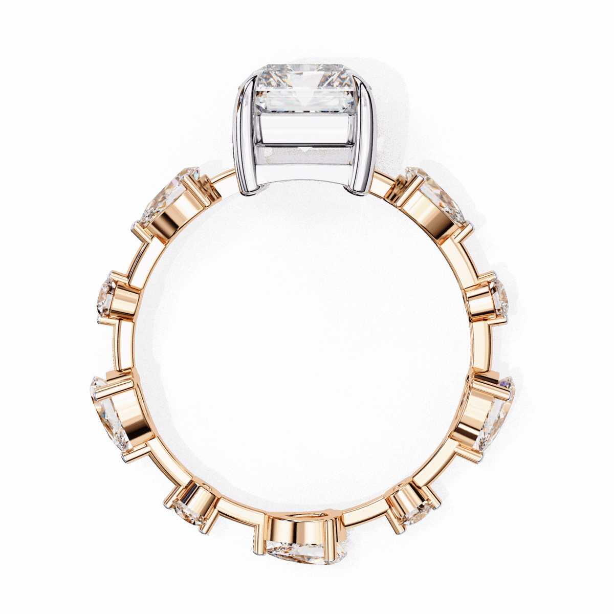 3.75 Carat Radiant The Go-To Ring in Moissanite | House of Estara