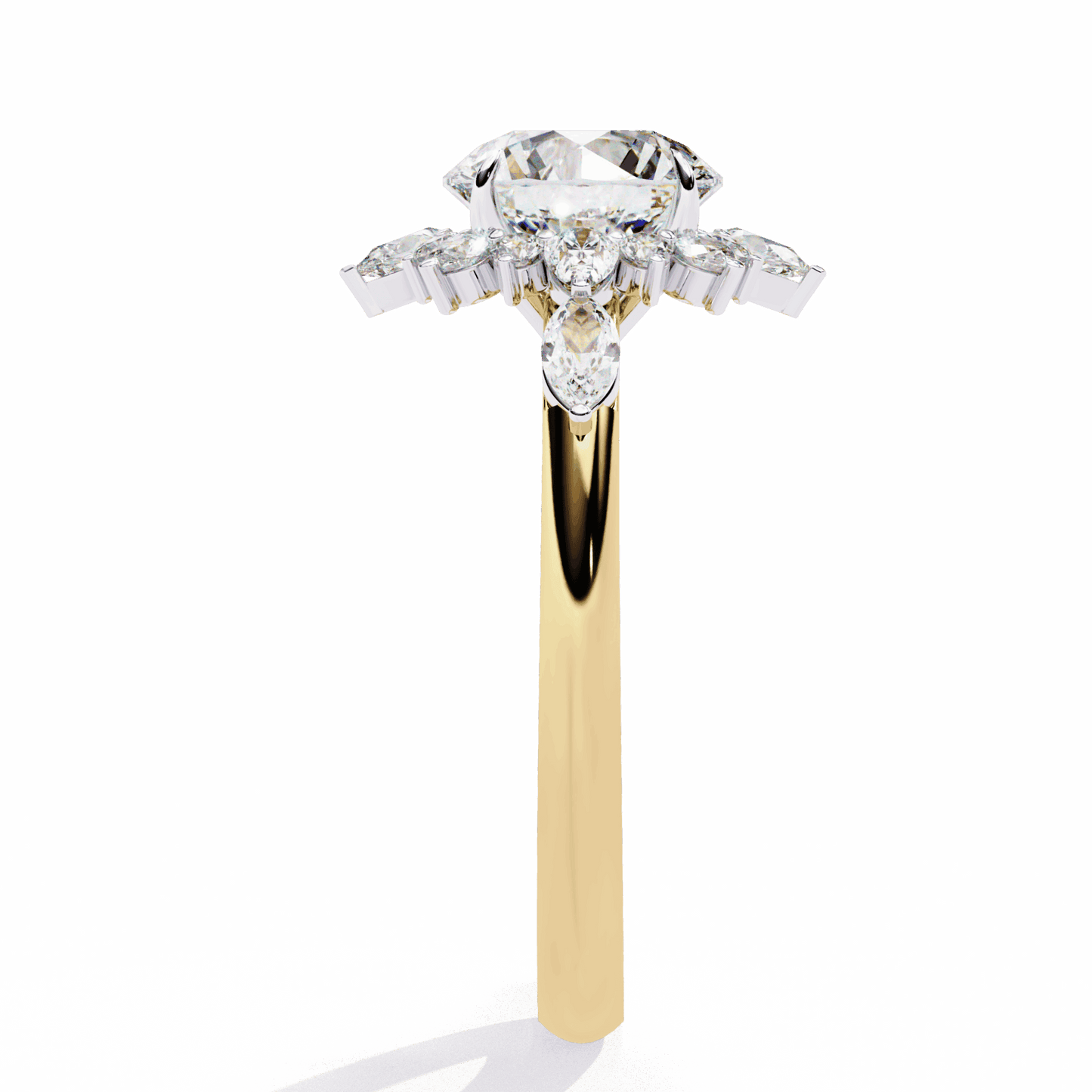 2 Carat Round Signature Wear Ring in Moissanite | House of Estara
