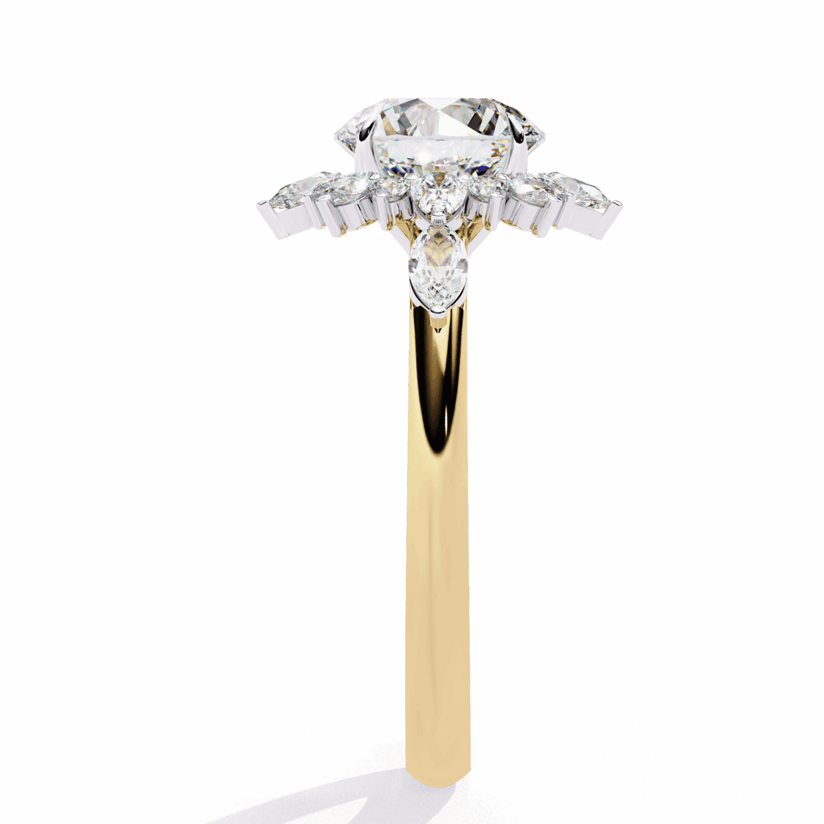2 Carat Round Signature Wear Ring in Moissanite | House of Estara
