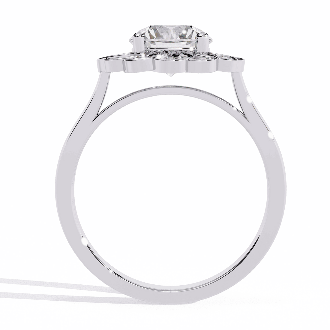 1.5 Carat Round Essential Ring in Moissanite | House of Estara