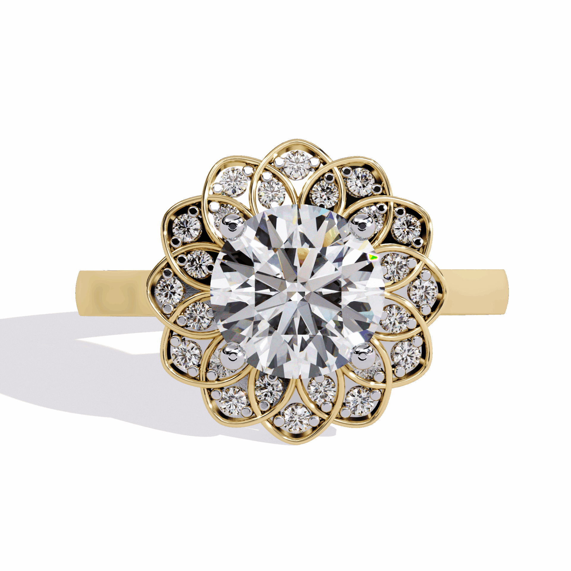 1.5 Carat Round Essential Ring in Moissanite | House of Estara
