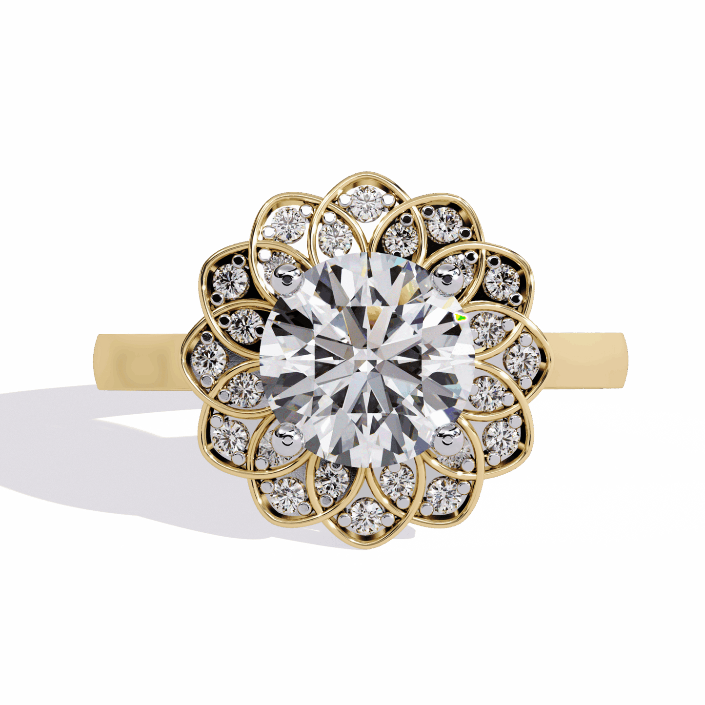 1.5 Carat Round Essential Ring in Moissanite | House of Estara