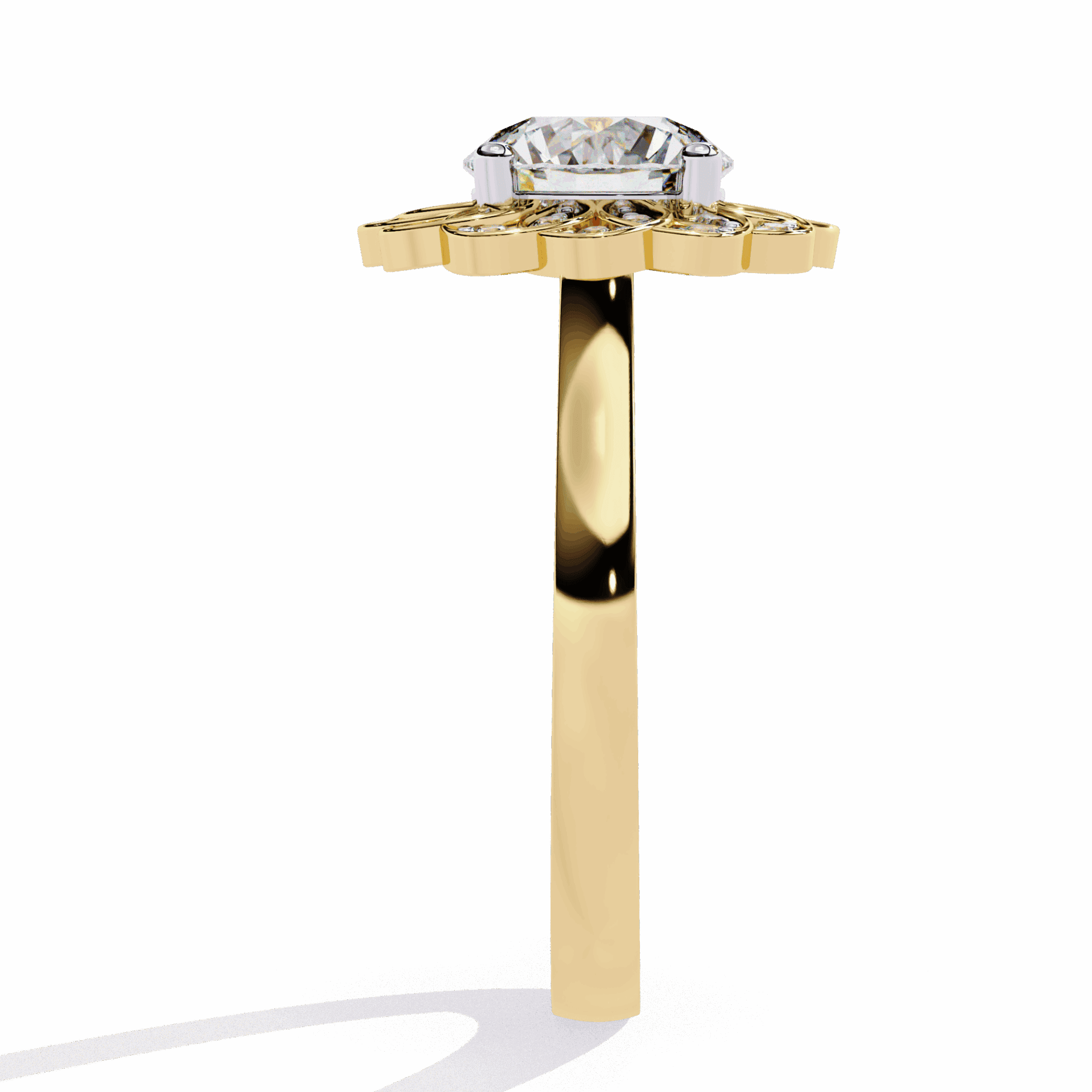 1.5 Carat Round Essential Ring in Moissanite | House of Estara