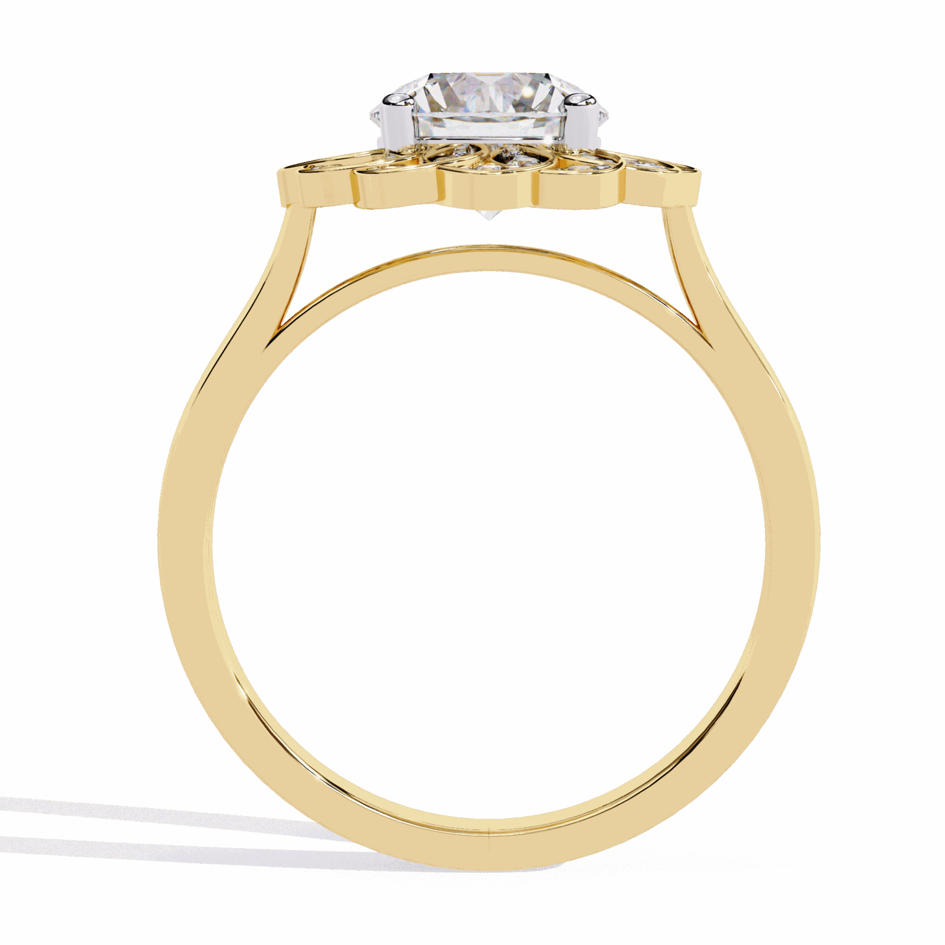 1.5 Carat Round Essential Ring in Moissanite | House of Estara