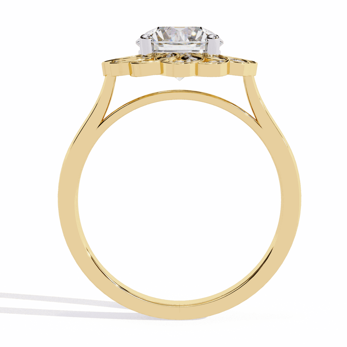 1.5 Carat Round Essential Ring in Moissanite | House of Estara