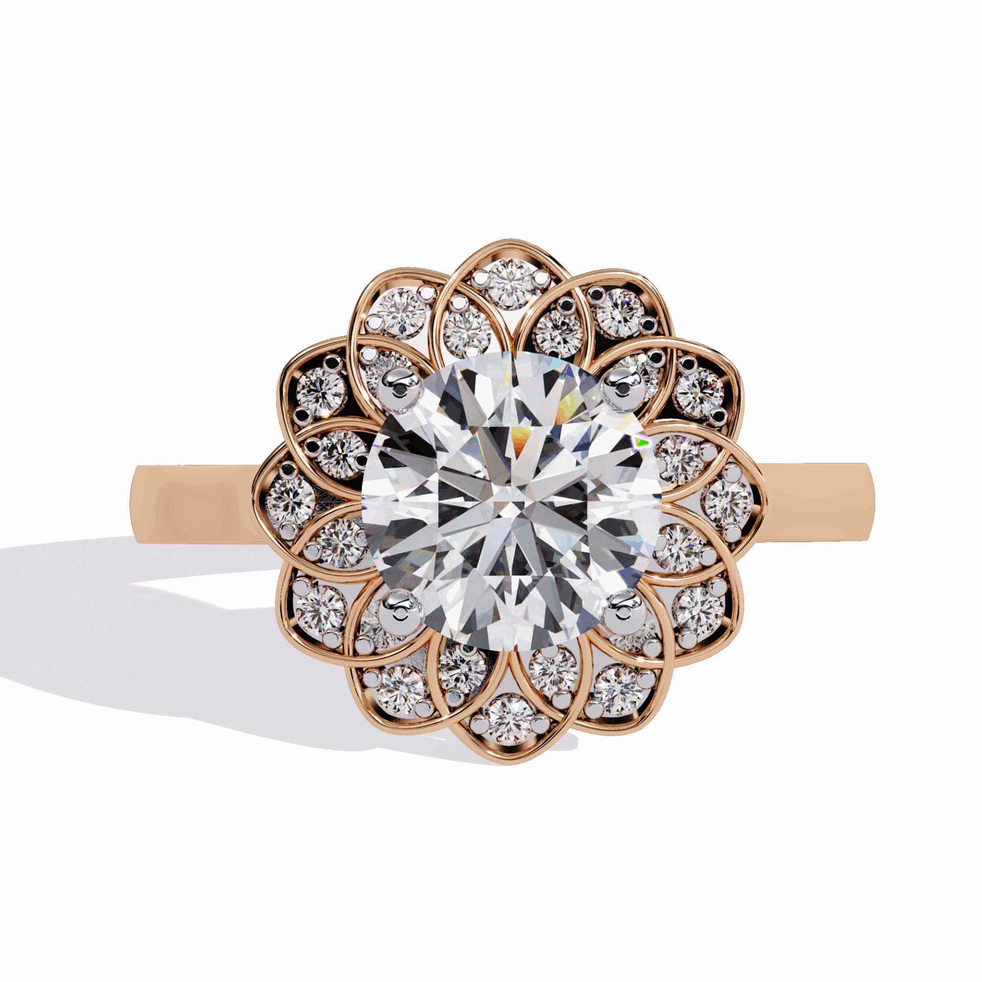 1.5 Carat Round Essential Ring in Moissanite | House of Estara
