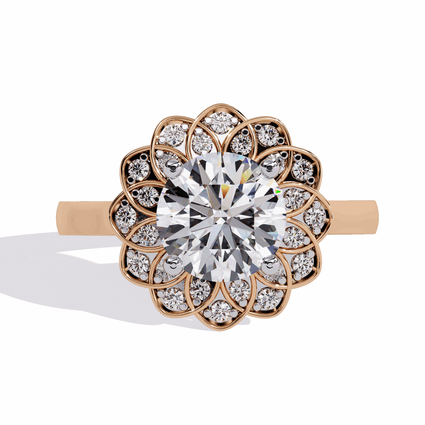 1.5 Carat Round Essential Ring in Moissanite | House of Estara